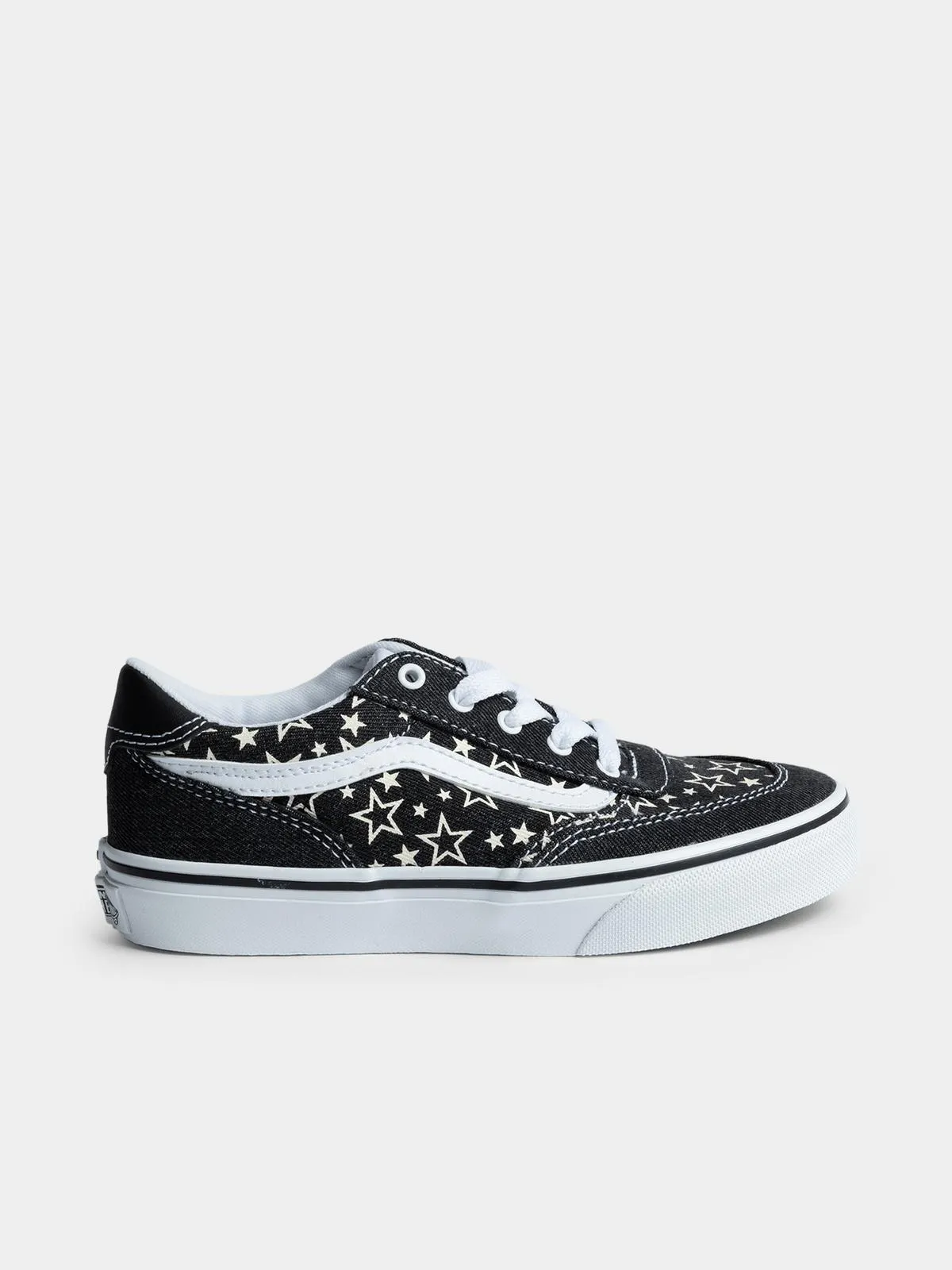 Kids Vans Brookyln LS Black/White Sneaker
