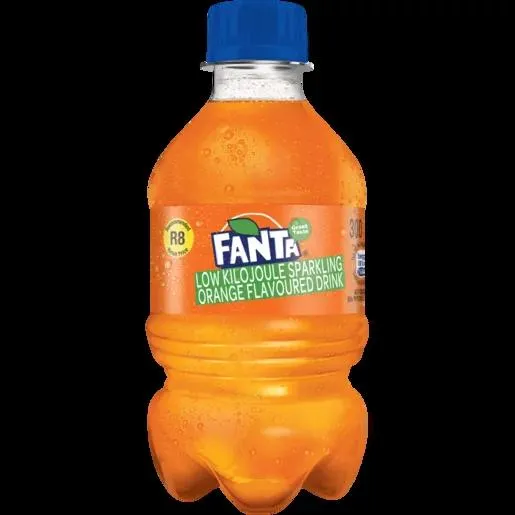 Fanta Sparkling Orange Flavoured Soft Drink Bottle 300ml