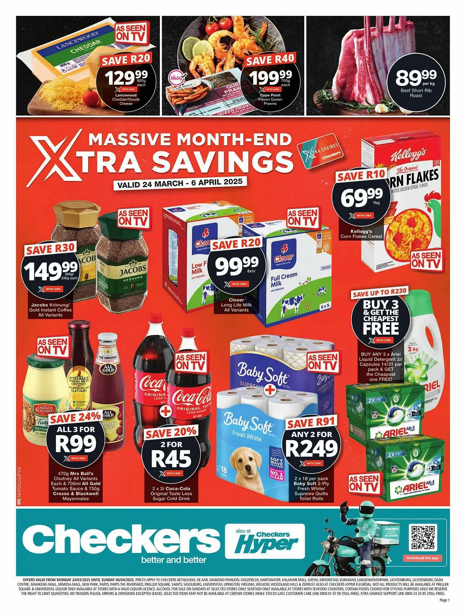 Checkers catalogue from 24 March to 6 April 2025 - Catalogue Page 1