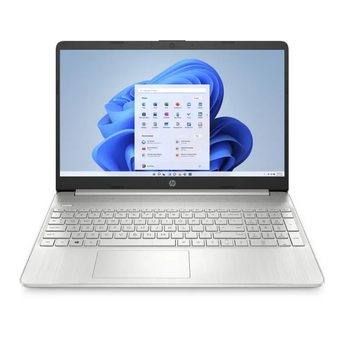 HP 15s Intel® Celeron® N4500 4GB RAM 256GB SSD Storage Silver Laptop