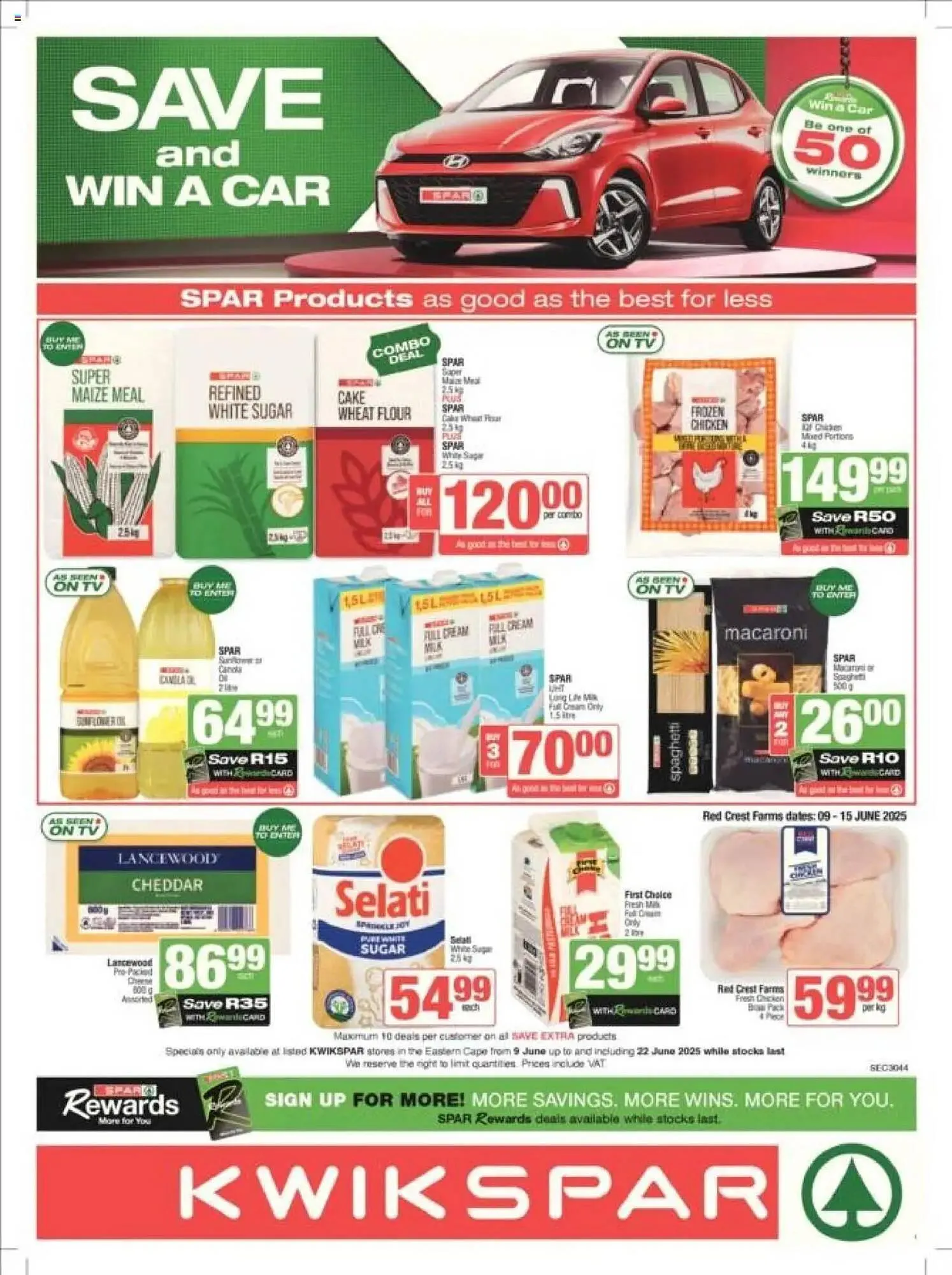 KwikSpar catalogue from 9 June to 22 June 2025 - Catalogue Page 1