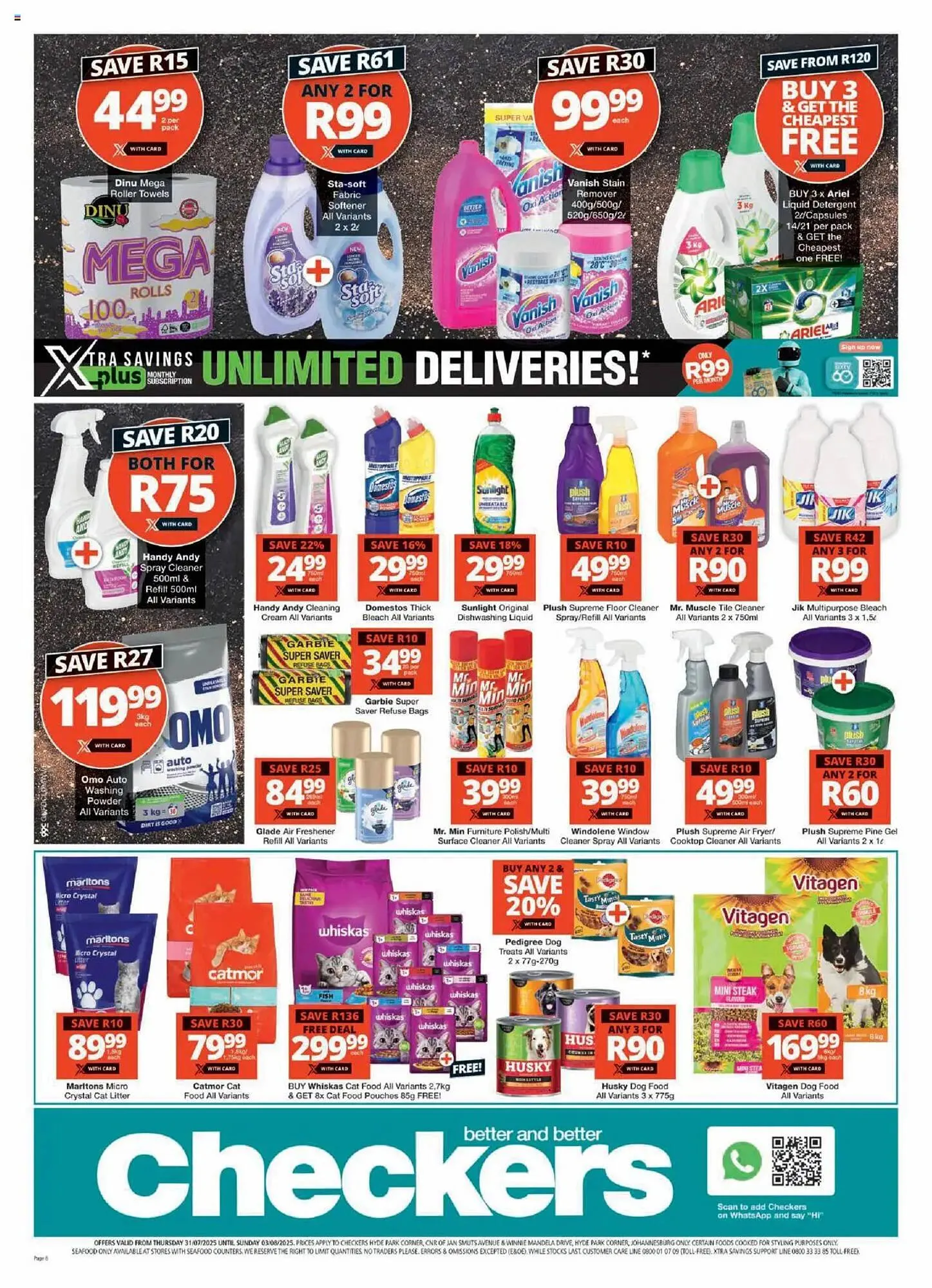 Checkers catalogue from 31 July to 3 August 2025 - Catalogue Page 8