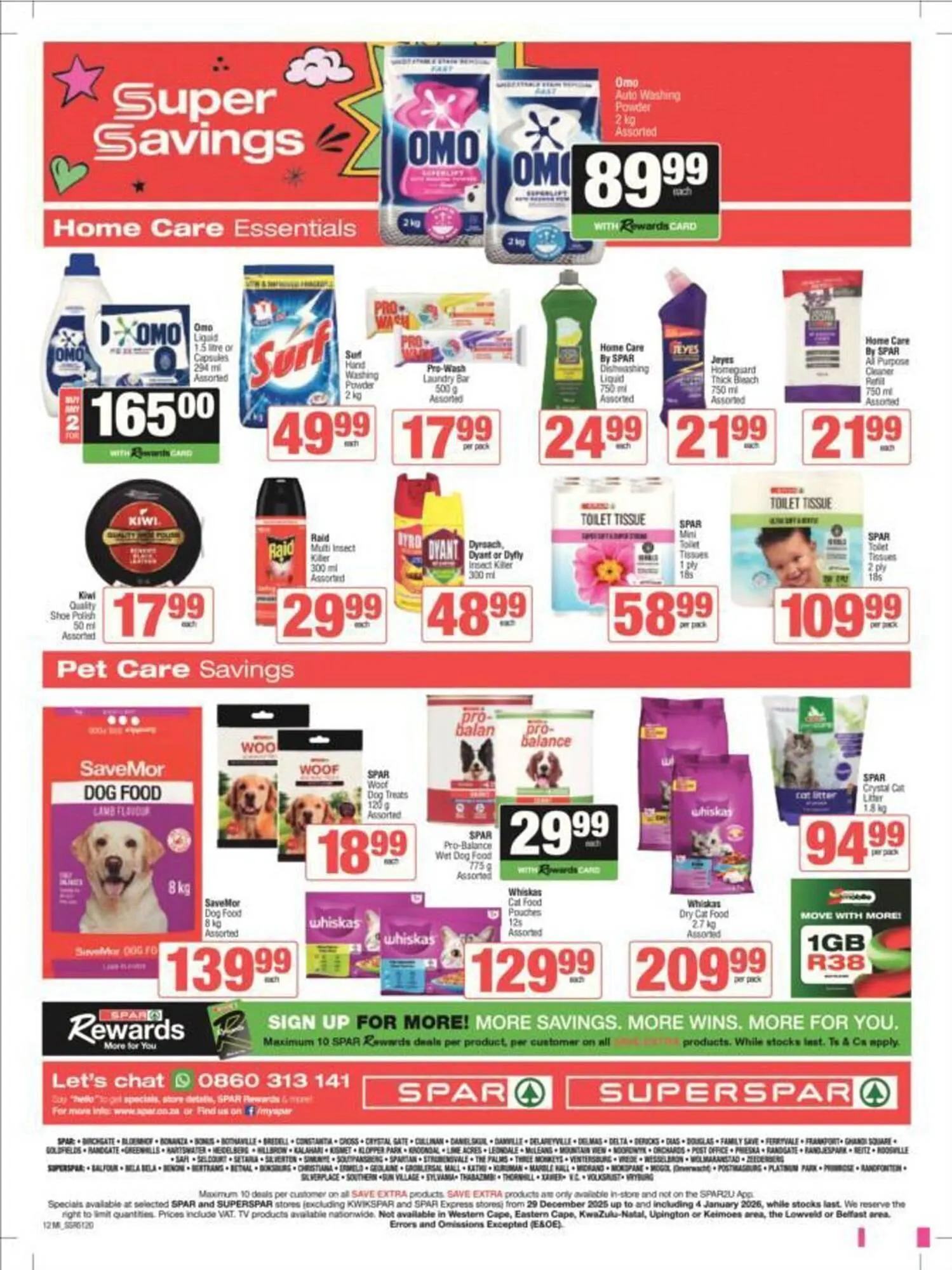 Spar catalogue from 29 December to 4 January 2026 - Catalogue Page 1