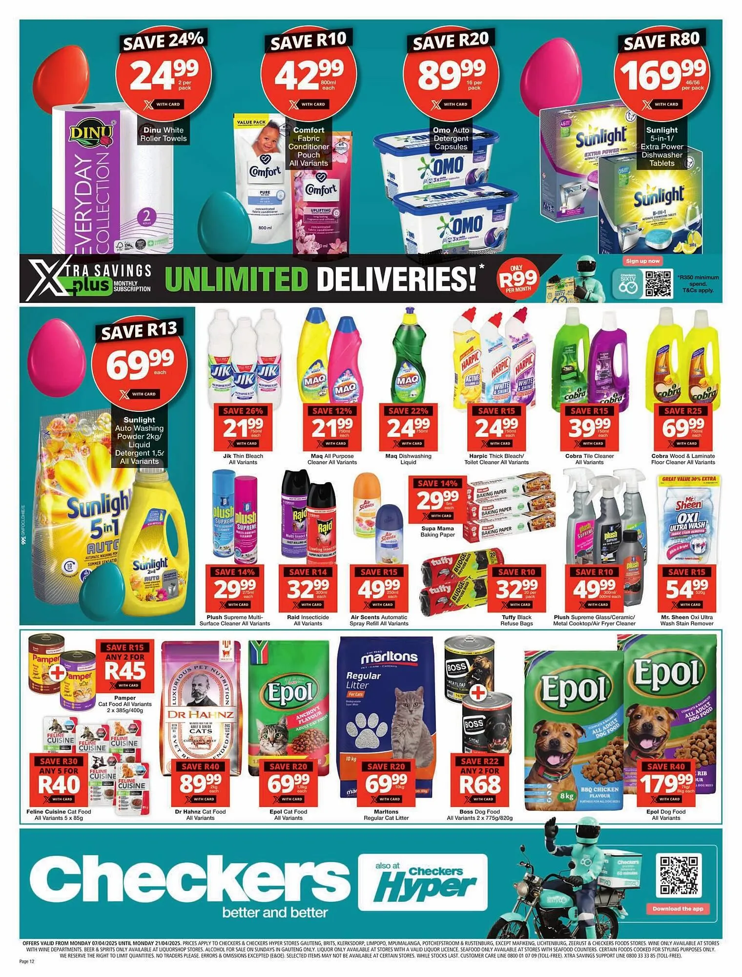 Checkers catalogue from 7 April to 21 April 2025 - Catalogue Page 12