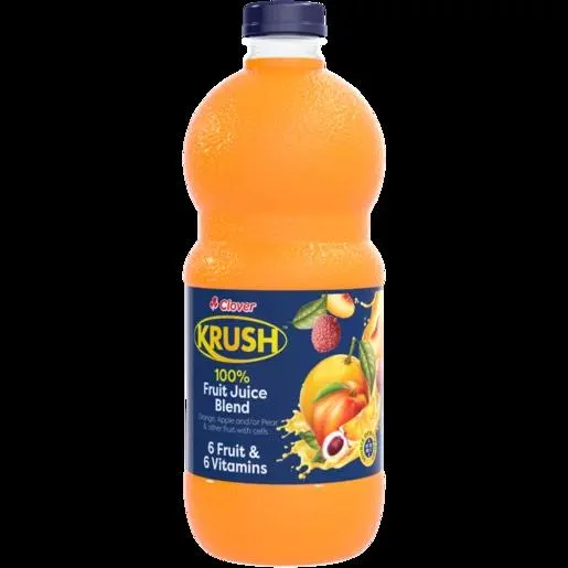 Clover Krush 6 Fruits & 6 Vitamins 100% Fruit Juice Blend 1.5L