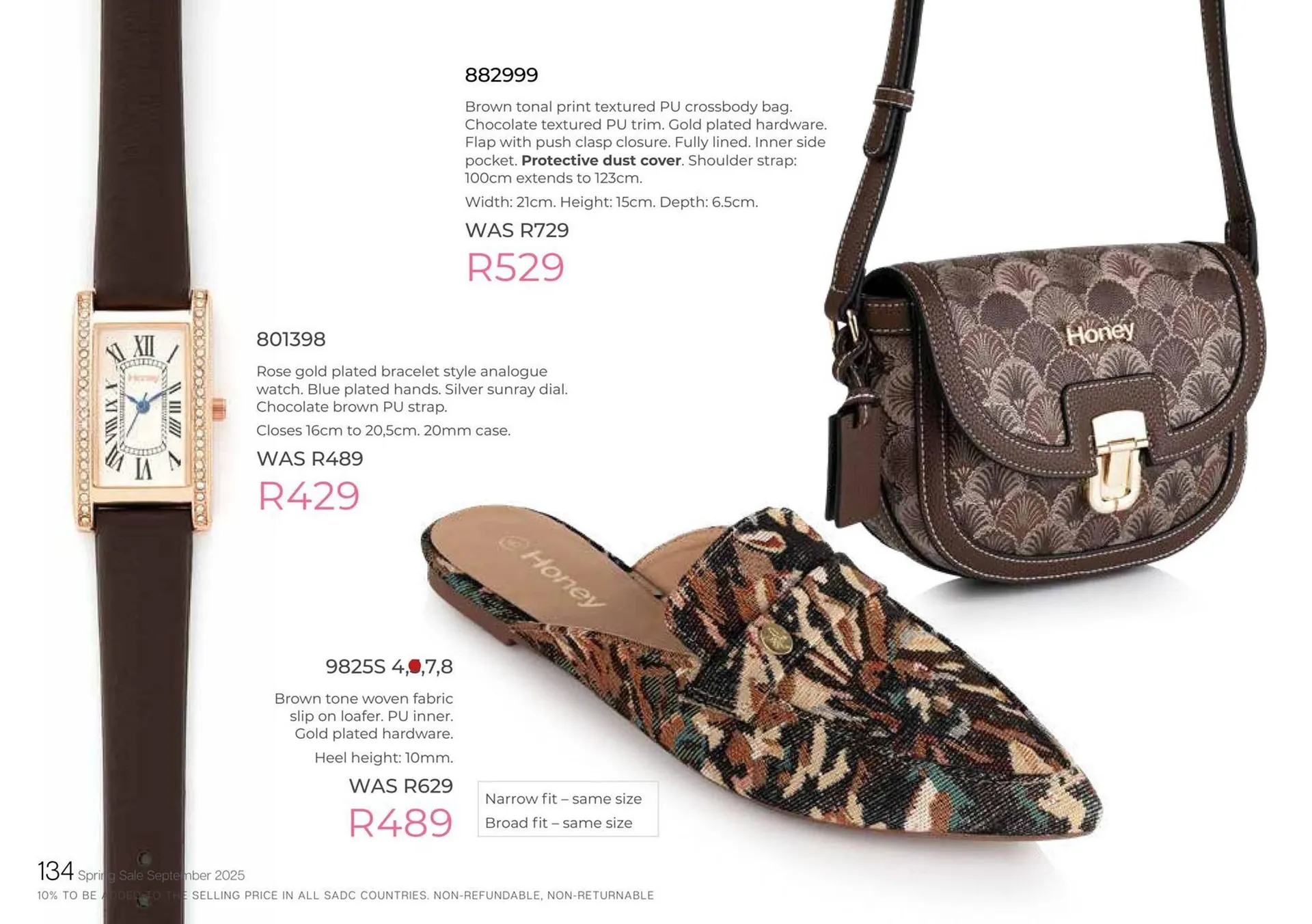 Honey Fashion Accessories catalogue from 3 September to 30 September 2025 - Catalogue Page 136