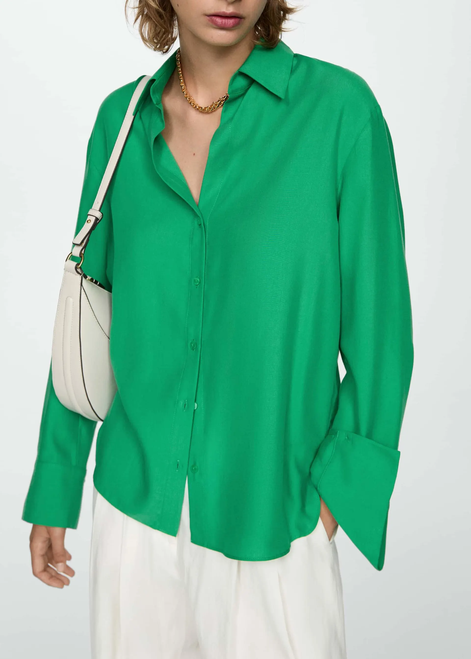 Lyocell fluid shirt