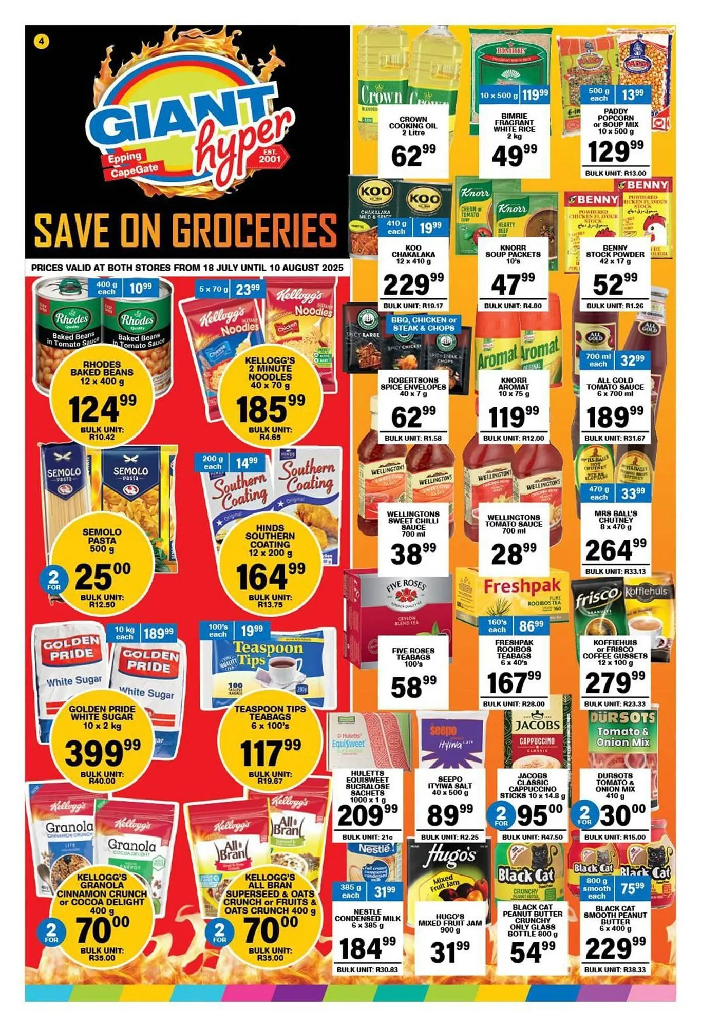 Giant Hyper catalogue from 18 July to 23 August 2025 - Catalogue Page 4