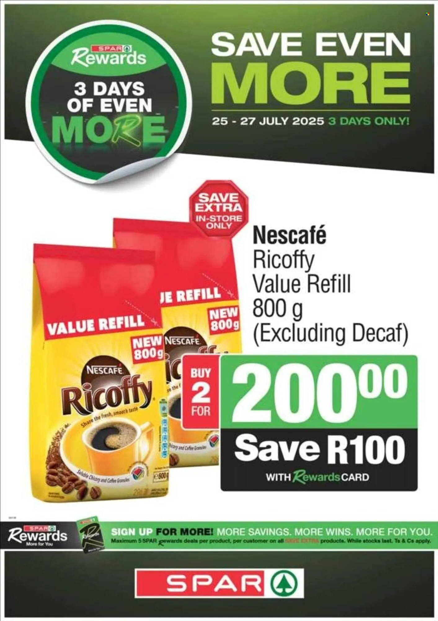 Spar catalogue from 25 July to 27 July 2025 - Catalogue Page 1