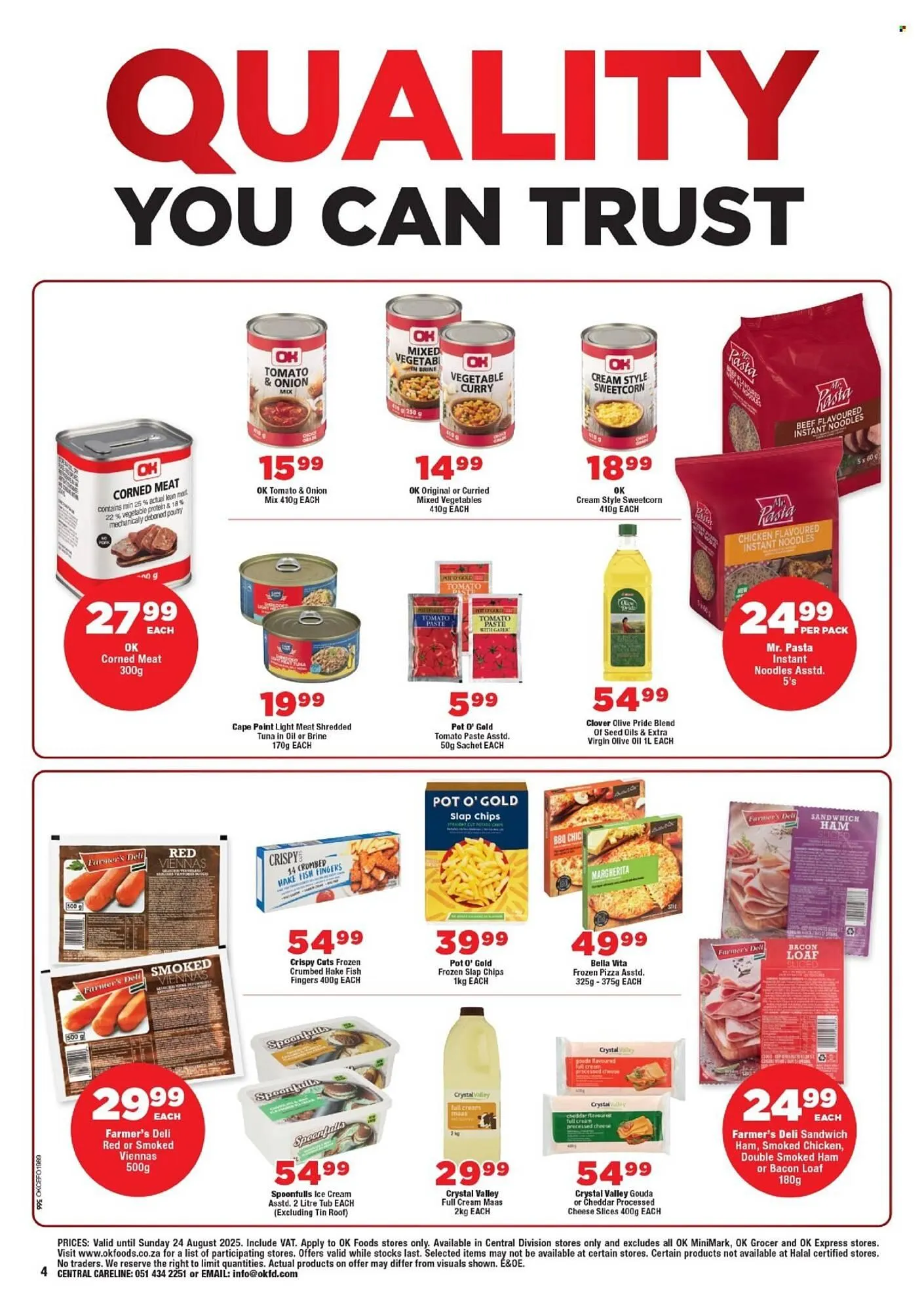 OK Foods catalogue from 13 August to 25 August 2025 - Catalogue Page 4