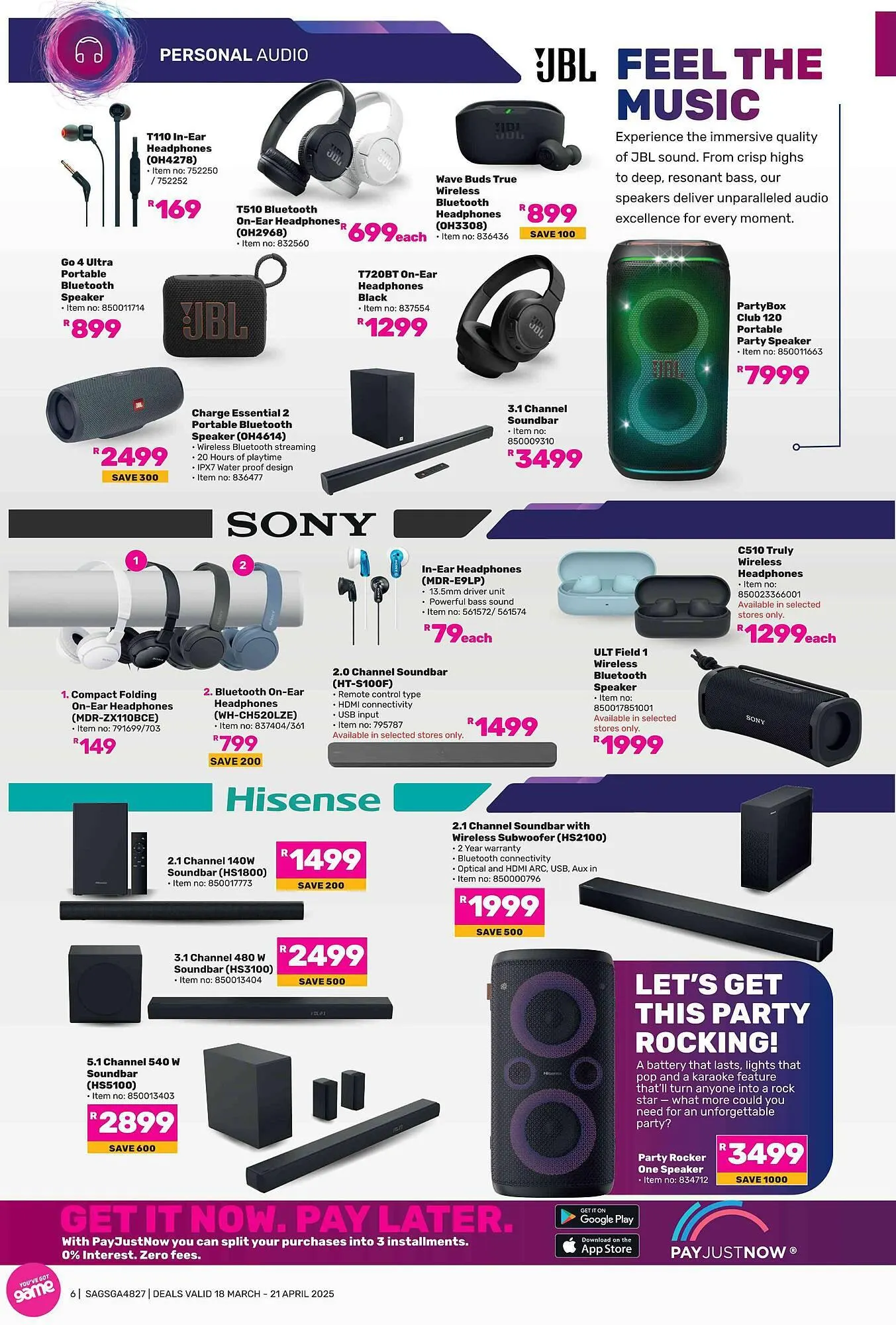 Game catalogue from 18 March to 28 April 2025 - Catalogue Page 6