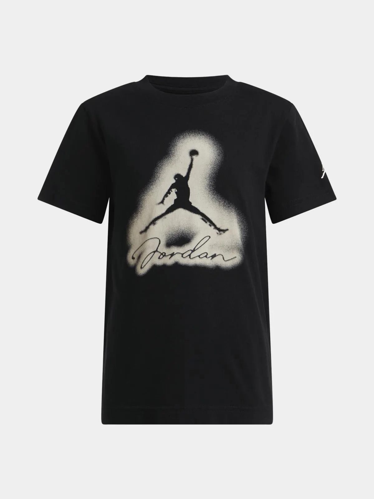 Jordan Unisex Kids MVP Airbrushed Jordan Black T-Shirt