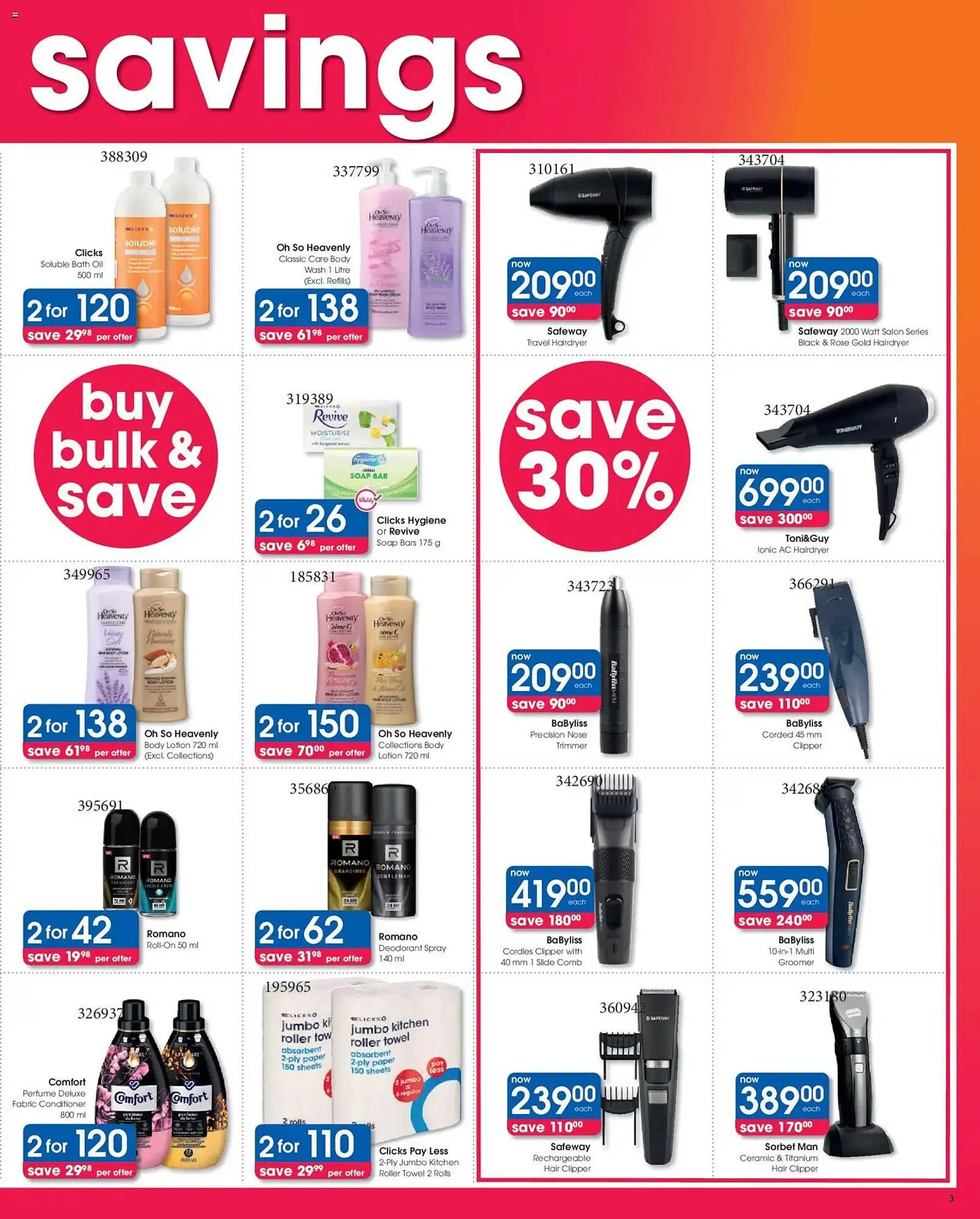 Clicks catalogue from 10 November to 24 November 2025 - Catalogue Page 3