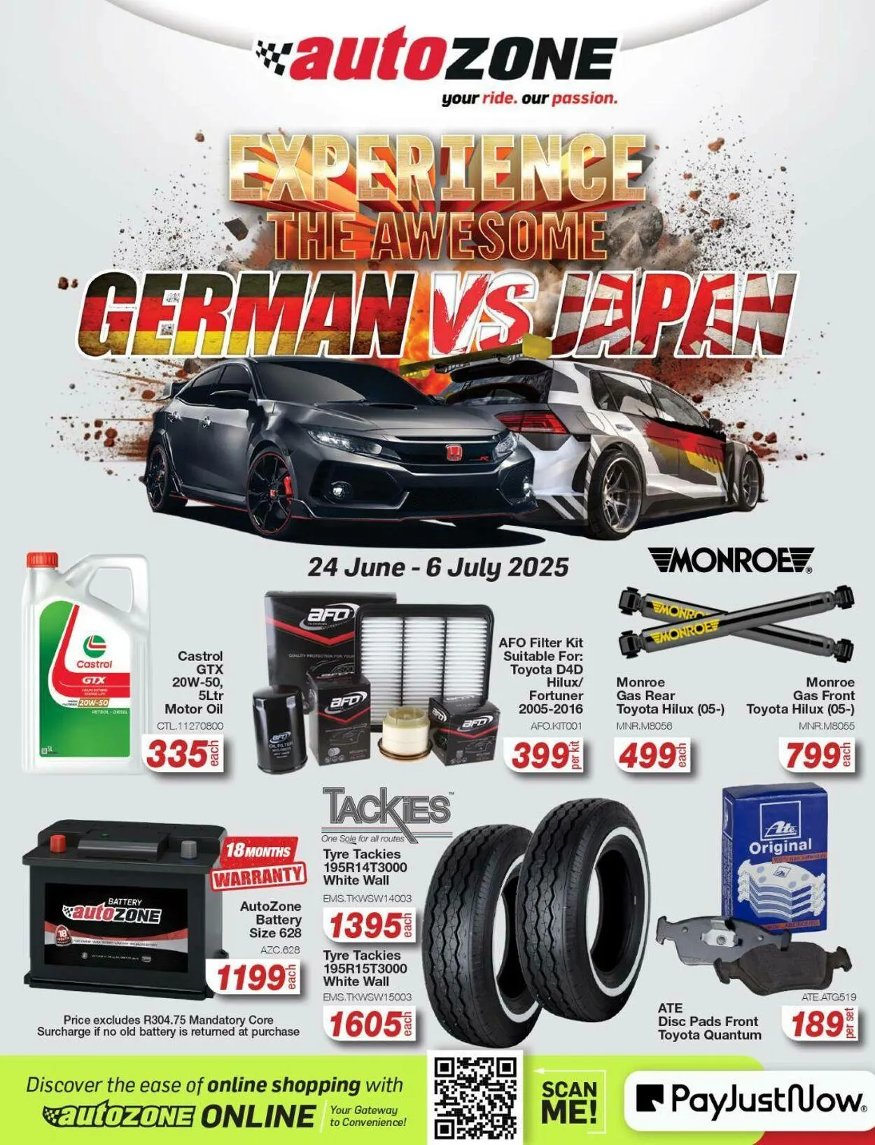 AutoZone Current catalogue from 24 June to 8 July 2025 - Catalogue Page 1