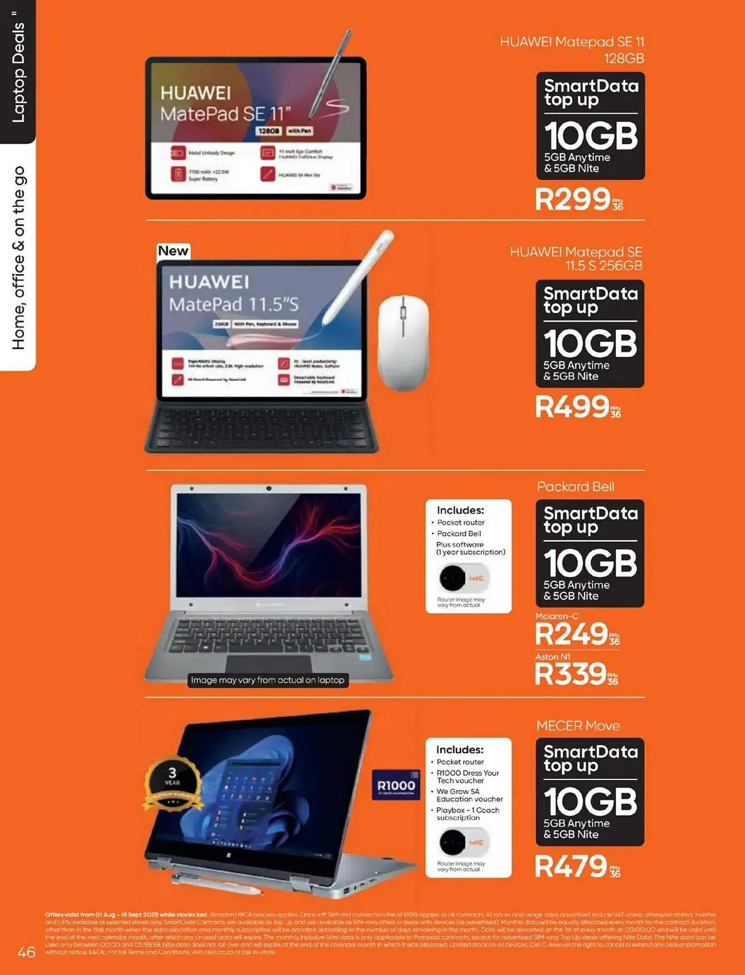 Cell C catalogue from 1 August to 15 September 2025 - Catalogue Page 46