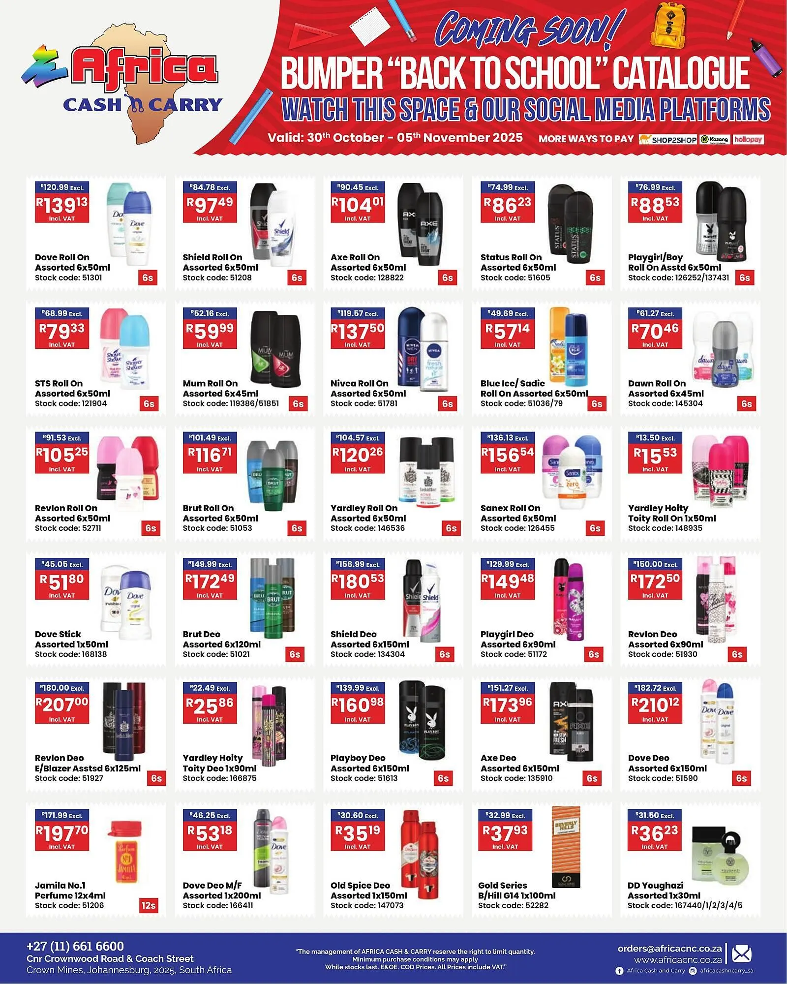 Africa Cash and Carry catalogue from 30 October to 5 November 2025 - Catalogue Page 6