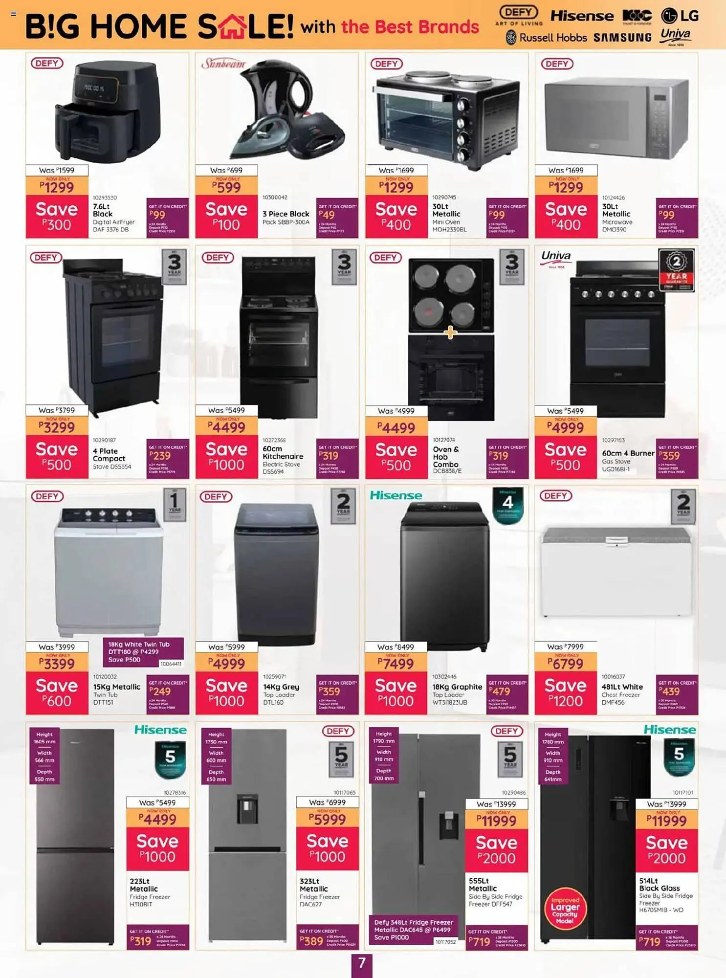 Bradlows catalogue from 18 September to 15 October 2025 - Catalogue Page 7