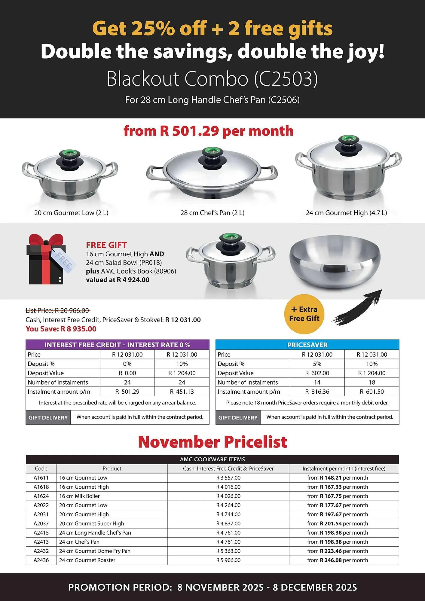AMC Cookware catalogue from 8 November to 8 December 2025 - Catalogue Page 5