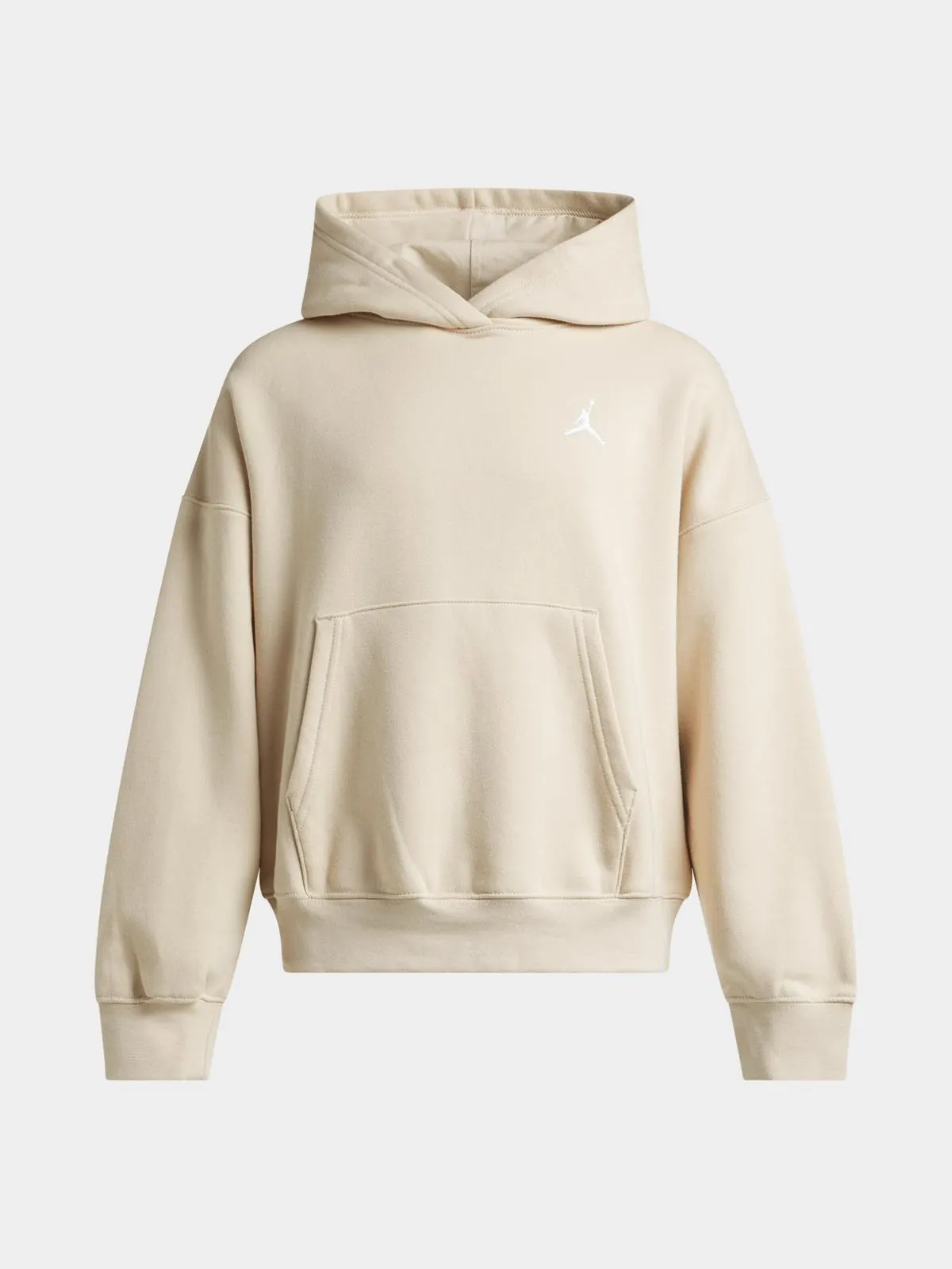 Jordan Unisex Youth Brooklyn Essentials Beige Hoodie