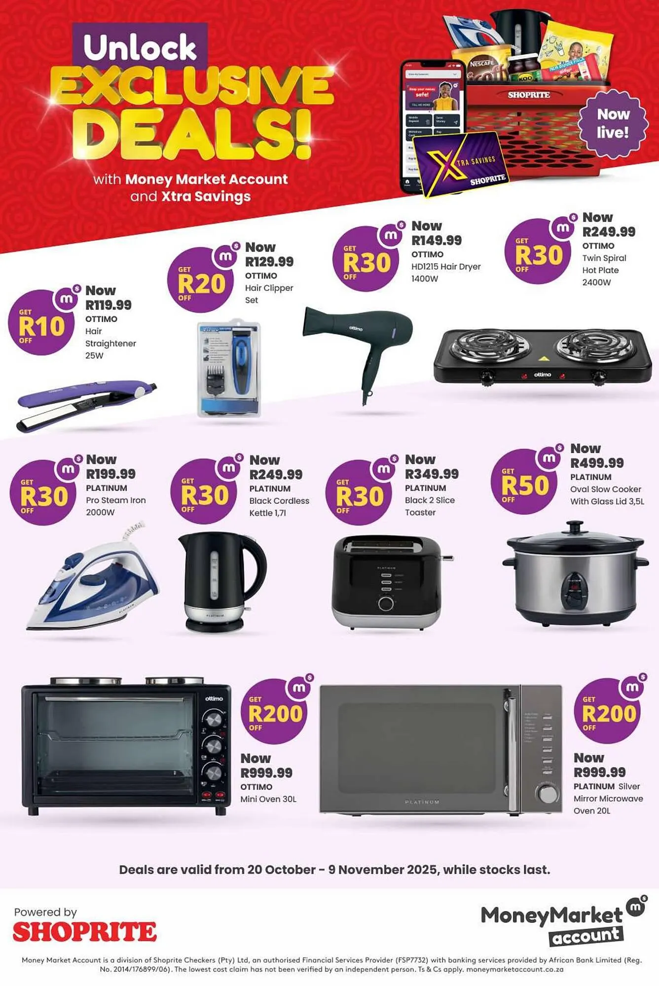 Shoprite catalogue from 20 October to 9 November 2025 - Catalogue Page 1