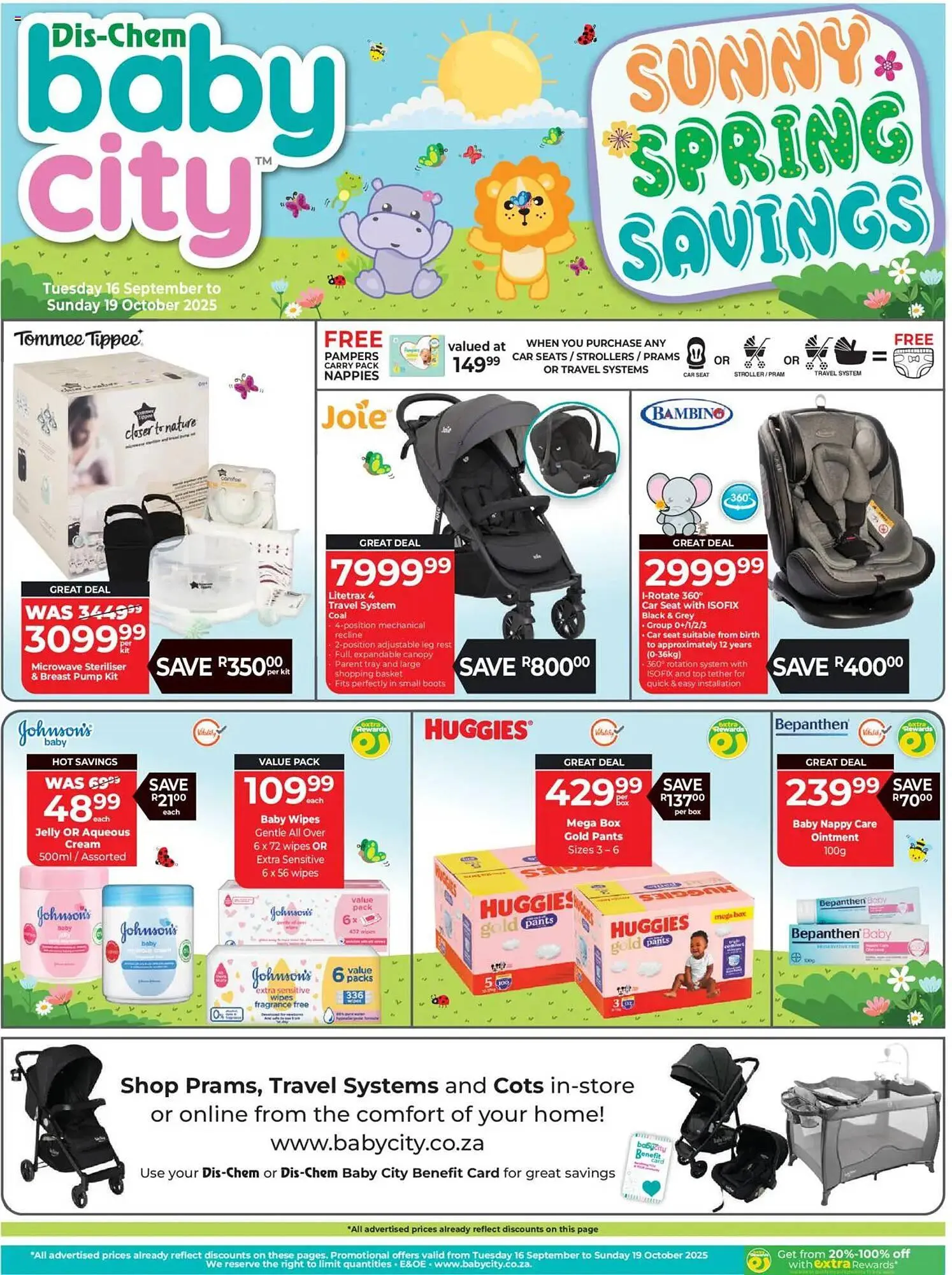 Baby City catalogue from 16 September to 19 October 2025 - Catalogue Page 1