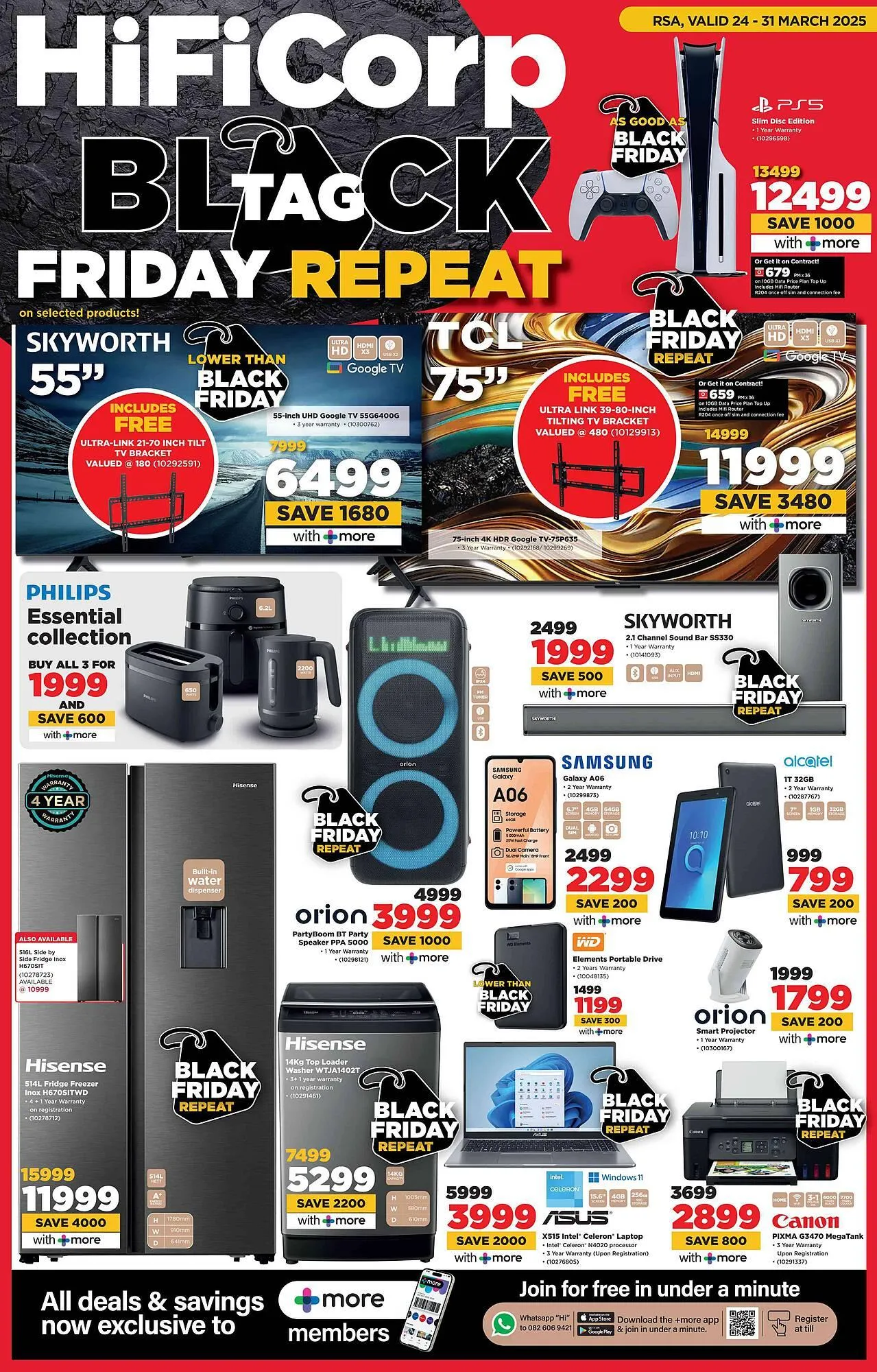 HiFi Corp catalogue from 24 March to 31 March 2025 - Catalogue Page 1