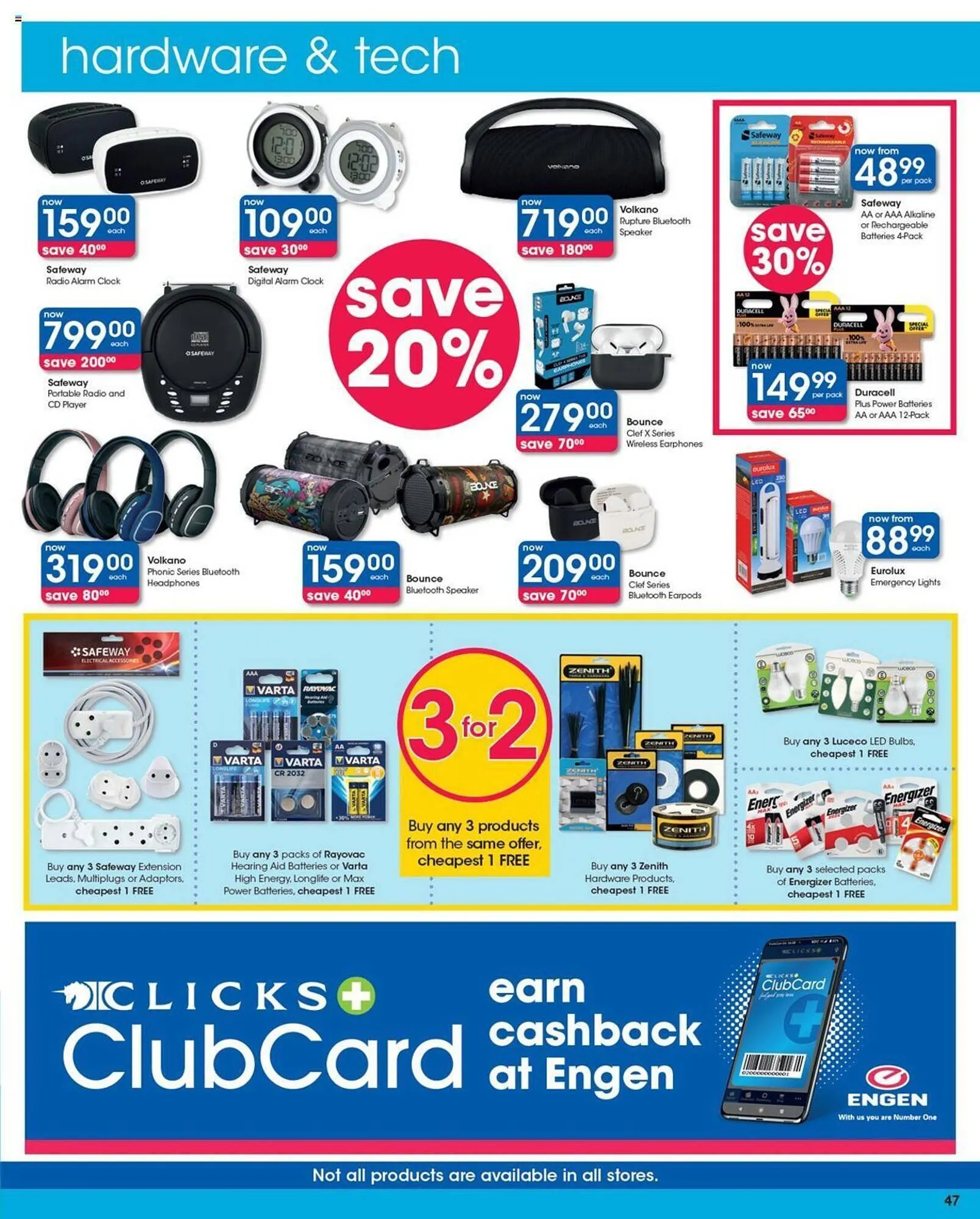 Clicks catalogue from 7 May to 20 May 2024 - Catalogue Page 47