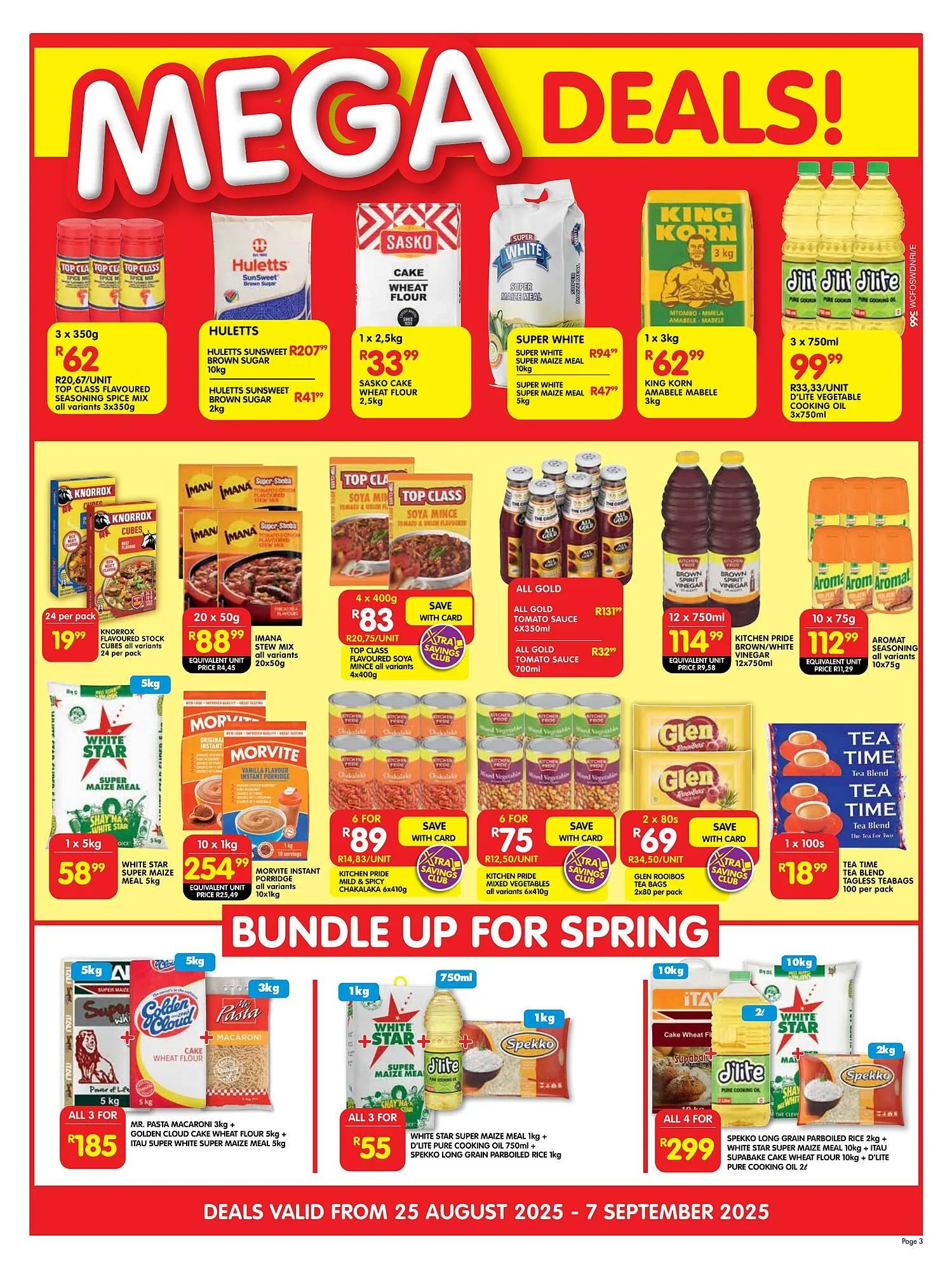 Shoprite catalogue from 25 August to 7 September 2025 - Catalogue Page 3