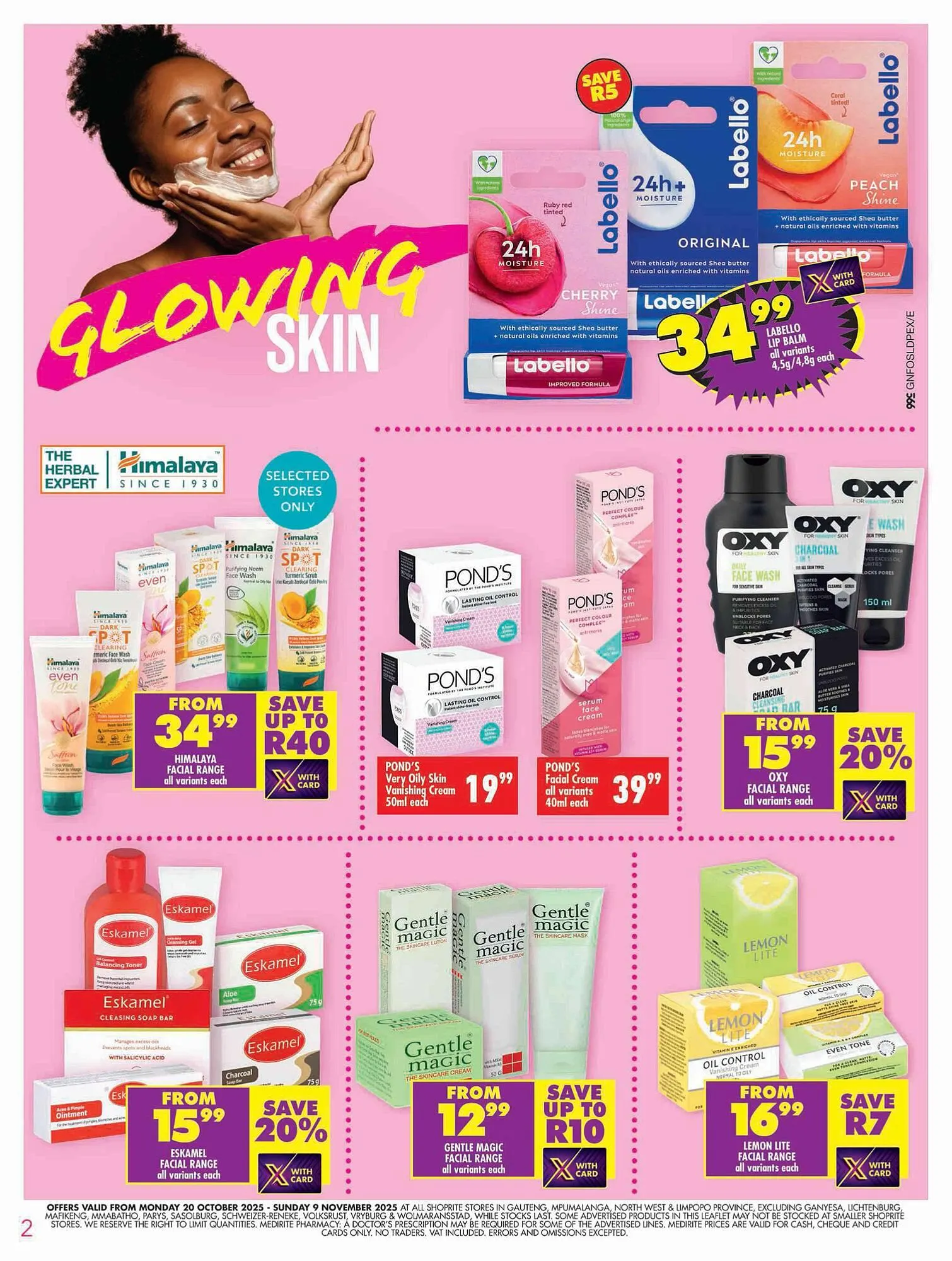 Shoprite catalogue from 20 October to 9 November 2025 - Catalogue Page 1