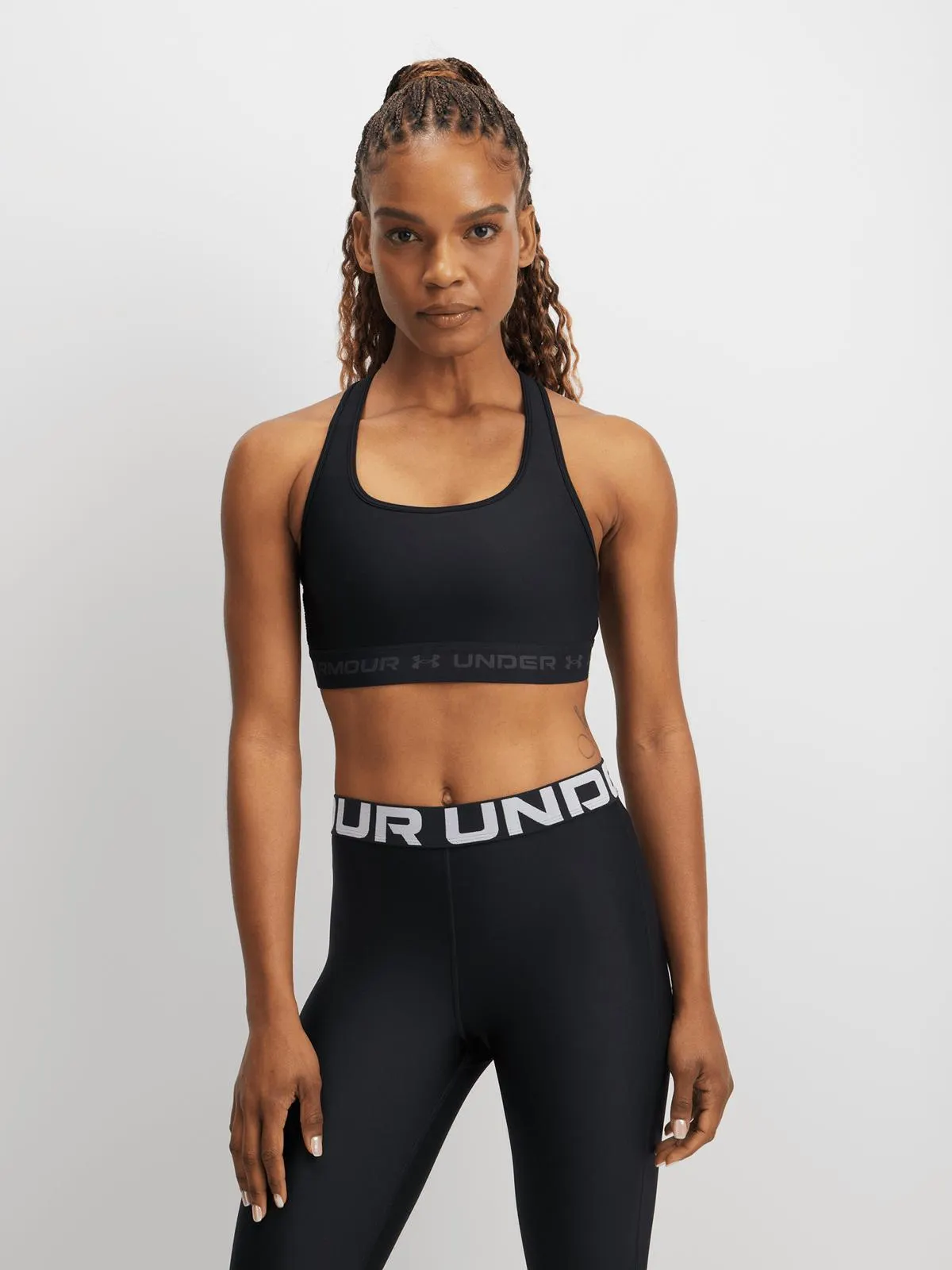 Under Armour Womens Crossback Black Sports Bra