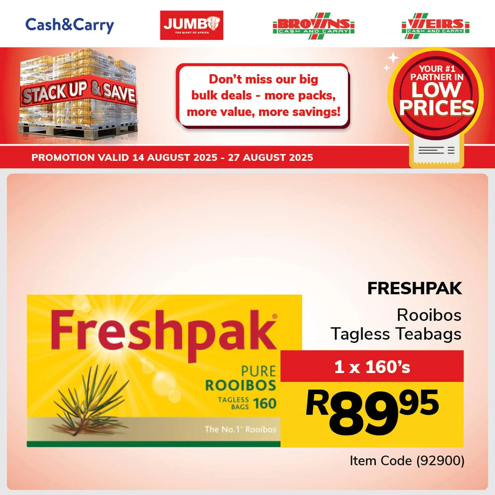 Jumbo catalogue from 14 August to 27 August 2025 - Catalogue Page 1