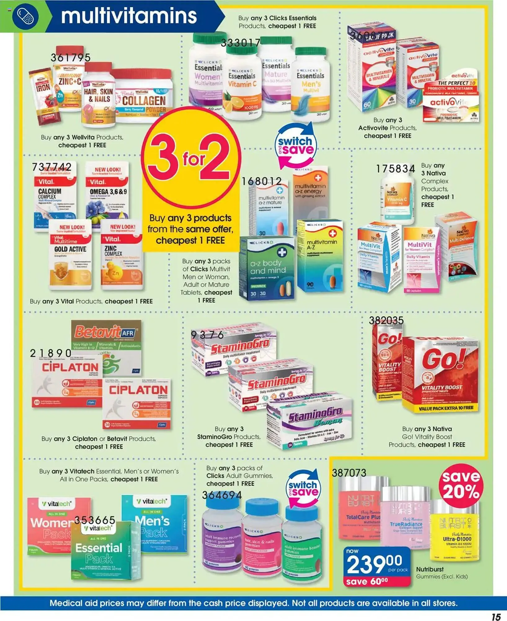 Clicks catalogue from 21 August to 22 September 2025 - Catalogue Page 15
