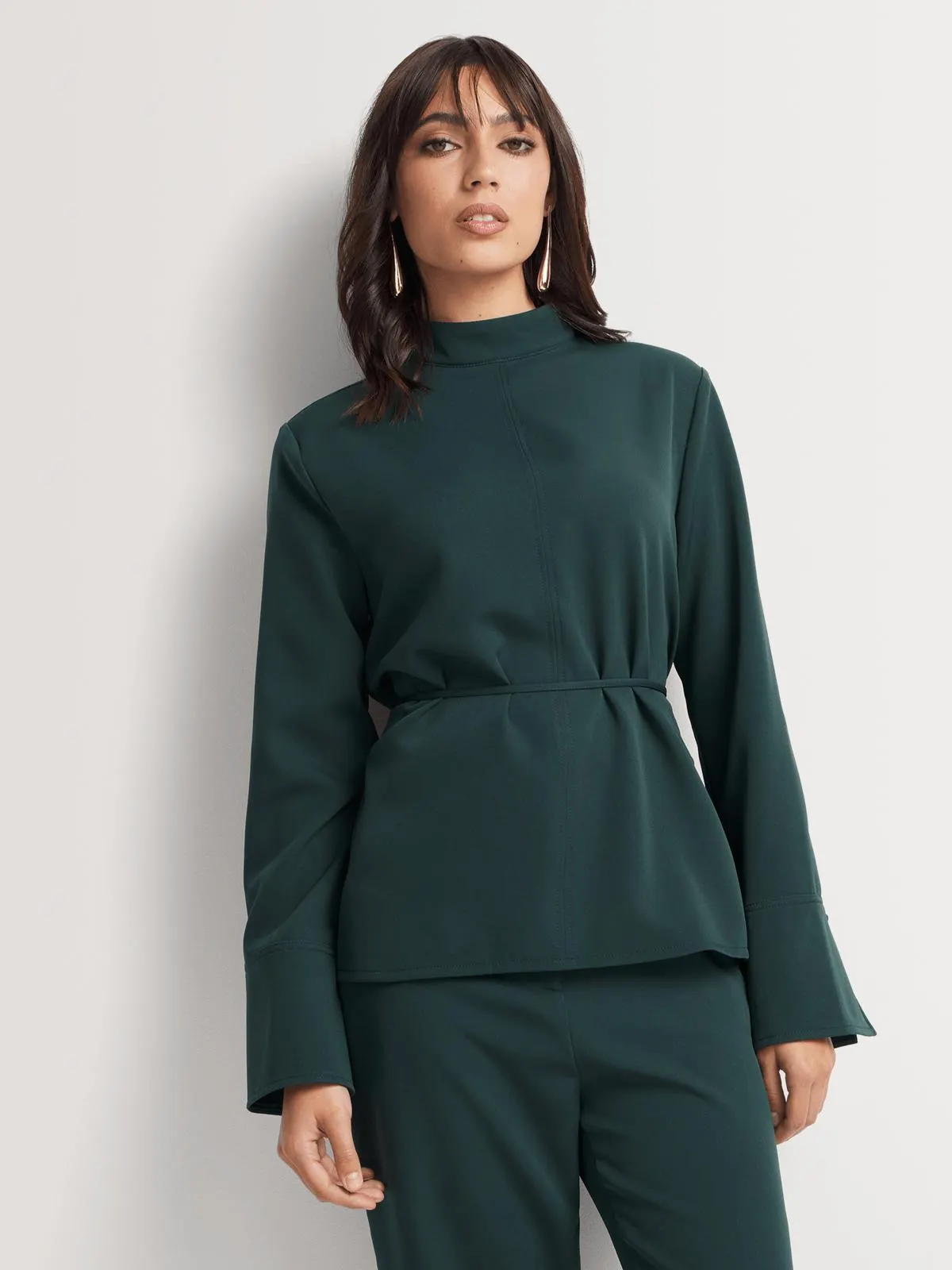Long Sleeve Highneck Top