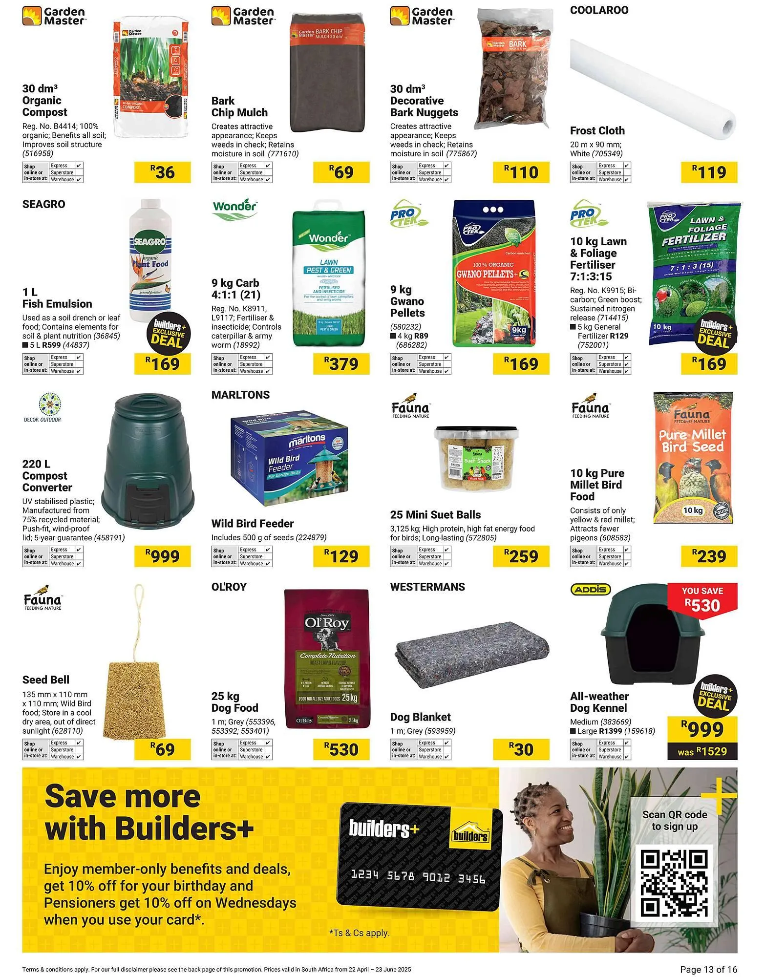Builders Warehouse catalogue from 22 April to 23 June 2025 - Catalogue Page 9
