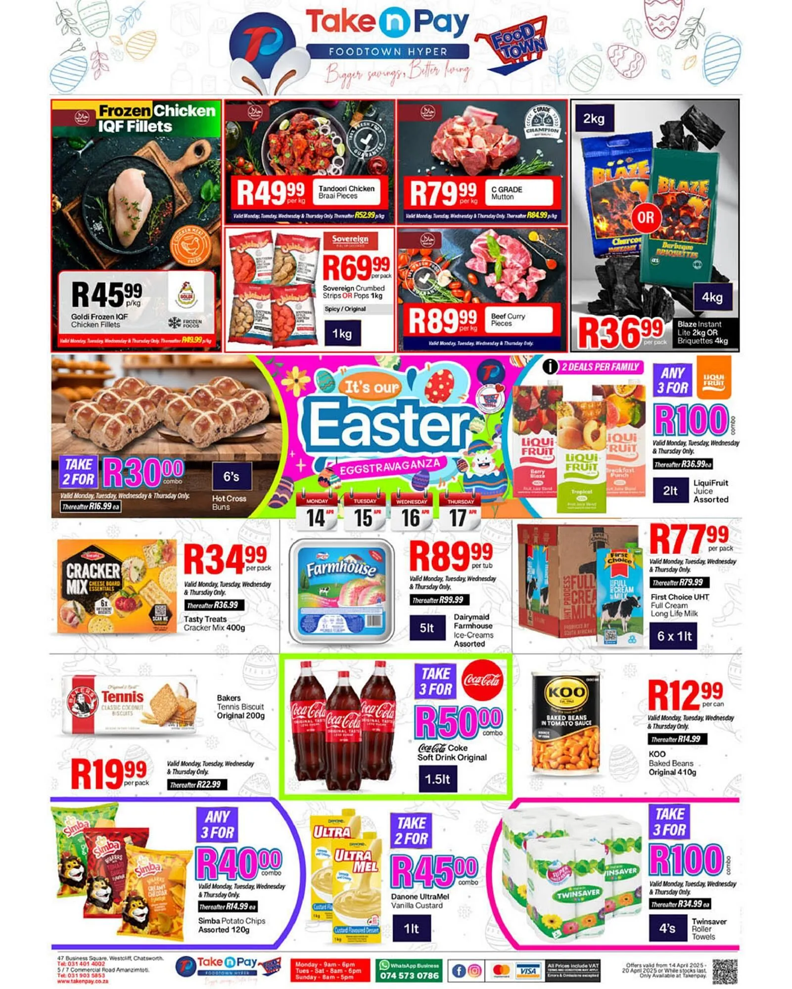 Take 'n Pay catalogue from 14 April to 20 April 2025 - Catalogue Page 1