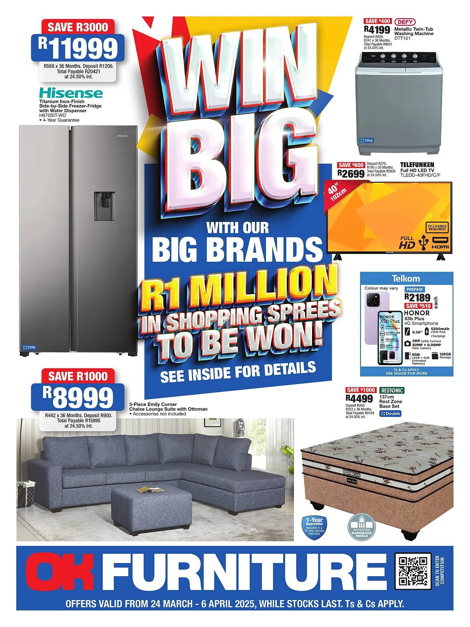 OK Furniture catalogue from 24 March to 6 April 2025 - Catalogue Page 1