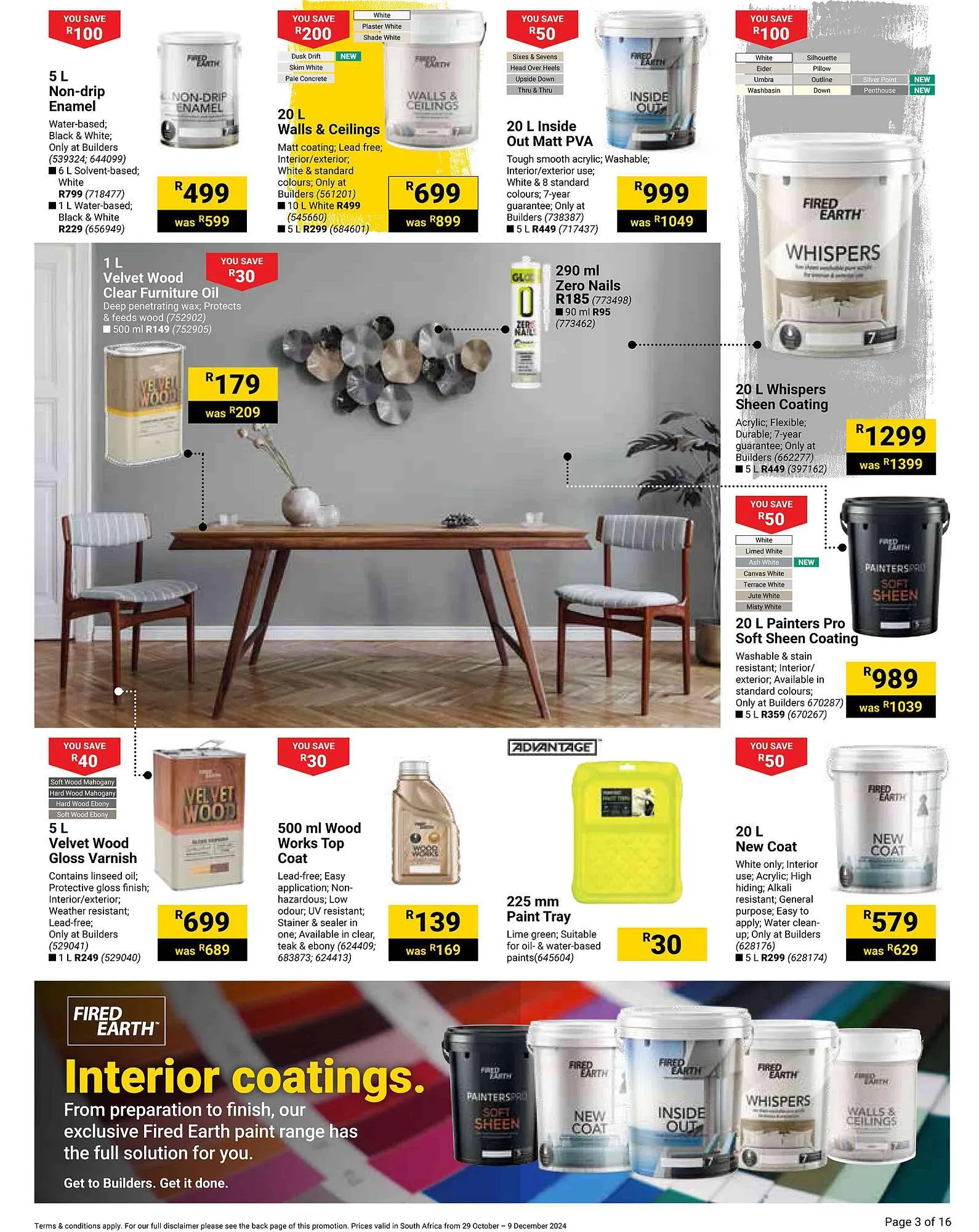 Builders Warehouse catalogue from 29 October to 9 December 2024 - Catalogue Page 3