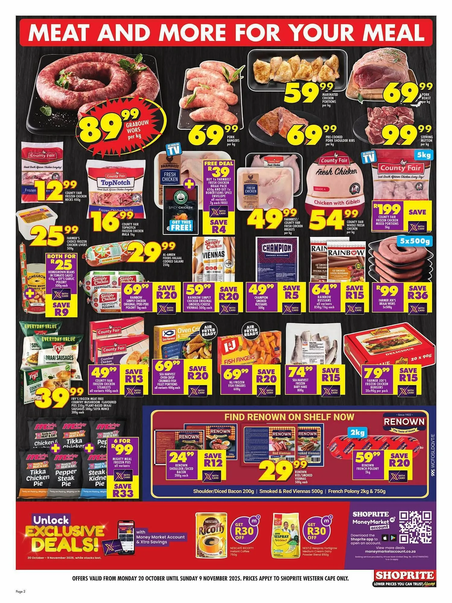 Shoprite catalogue from 20 October to 9 November 2025 - Catalogue Page 2