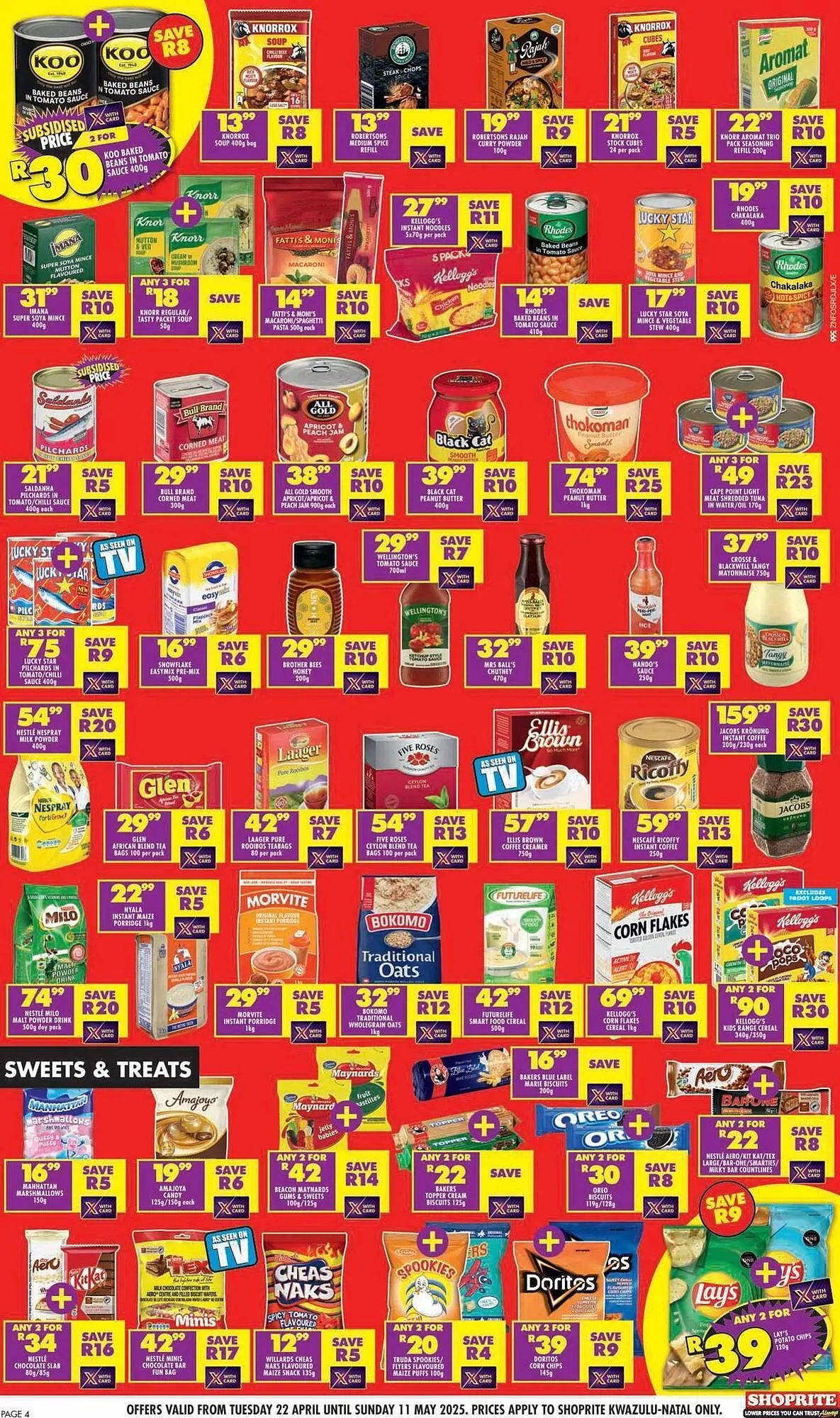 Shoprite catalogue from 22 April to 11 May 2025 - Catalogue Page 4