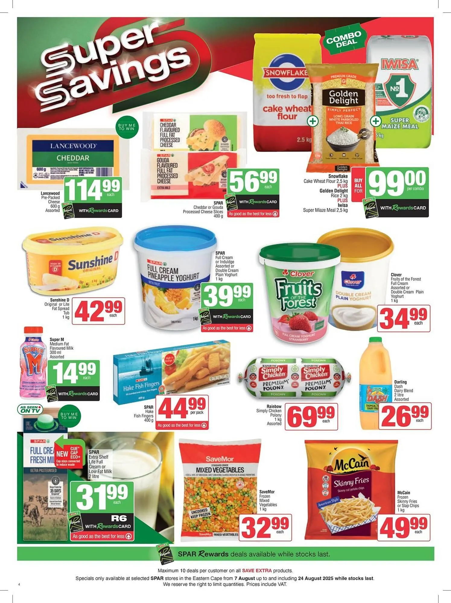 Spar catalogue from 8 August to 24 August 2025 - Catalogue Page 4