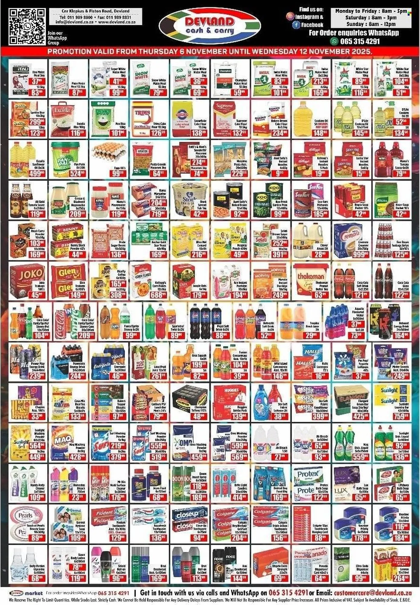 Devland Cash And Carry catalogue from 6 November to 12 November 2025 - Catalogue Page 1