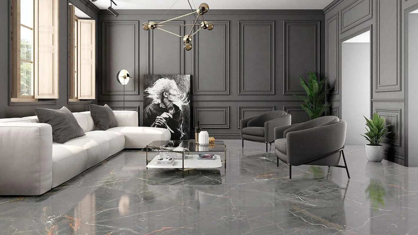 Vanity Pearl Rectified Glazed Polished Porcelain Tile 1200 x 1200mm