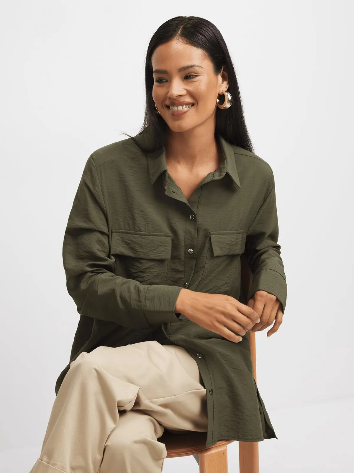 Exact Women's Fatigue Utility Shirt
