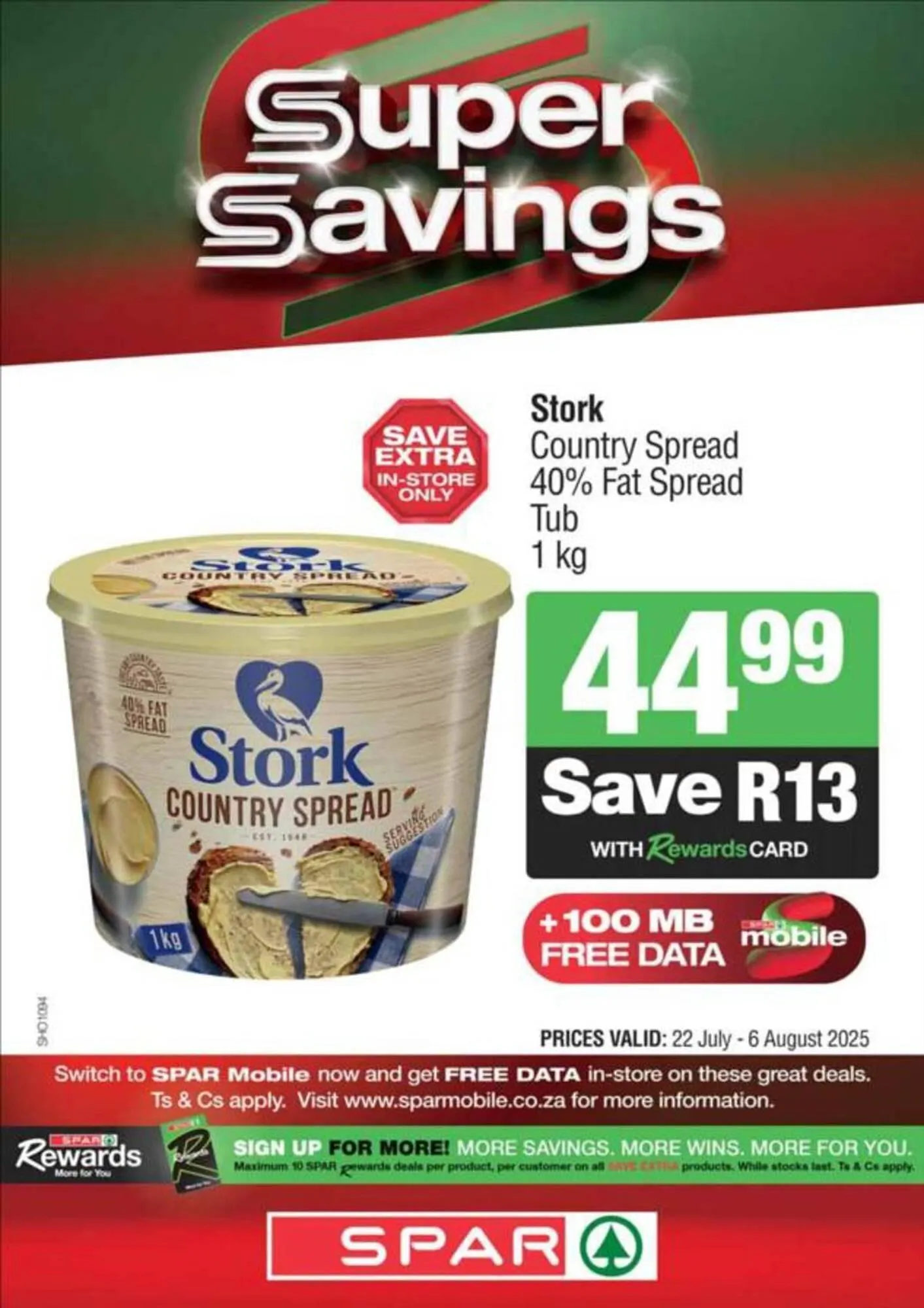 KwikSpar catalogue from 22 July to 6 August 2025 - Catalogue Page 1