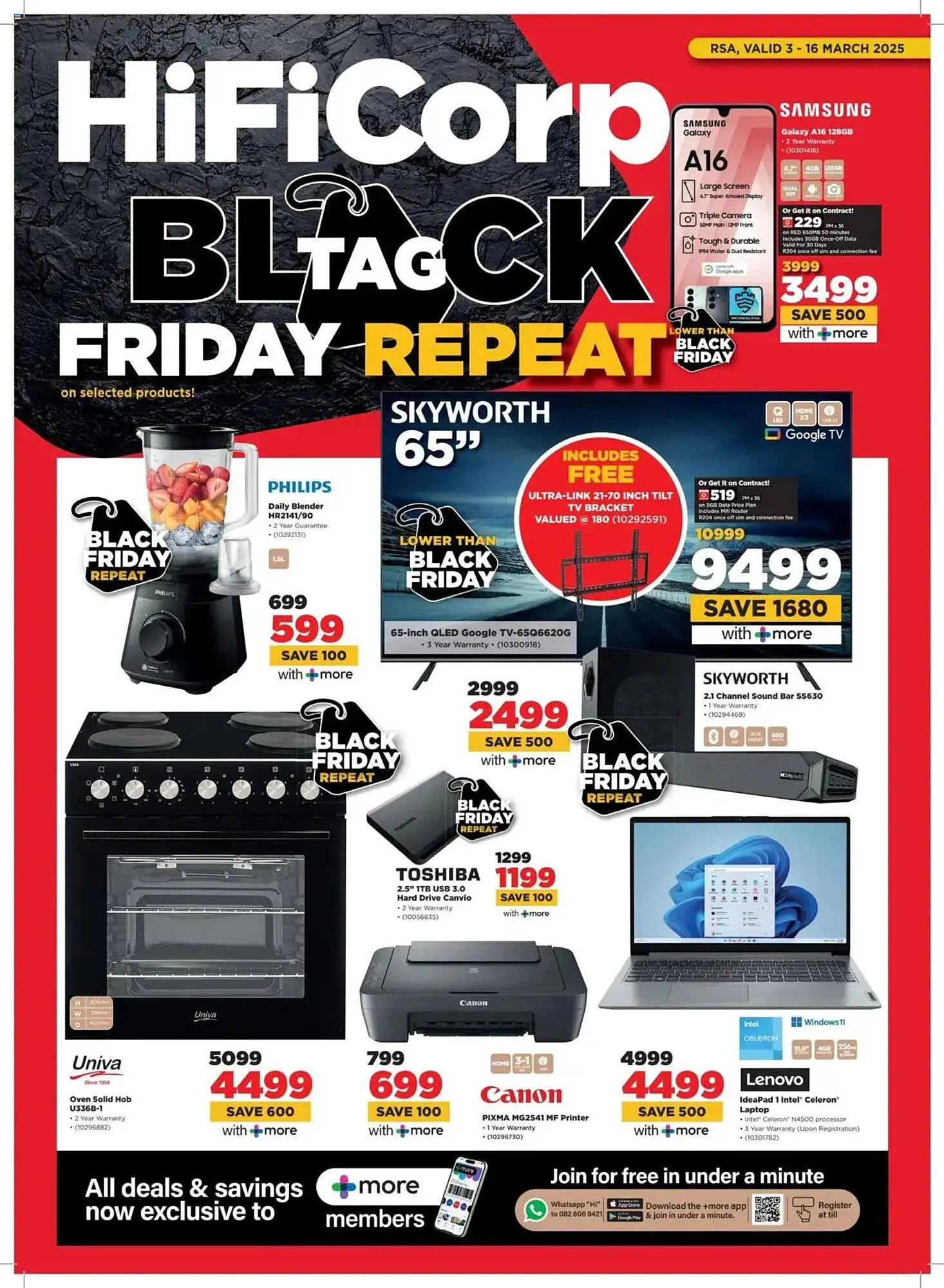 HiFi Corp catalogue from 3 March to 16 March 2025 - Catalogue Page 1