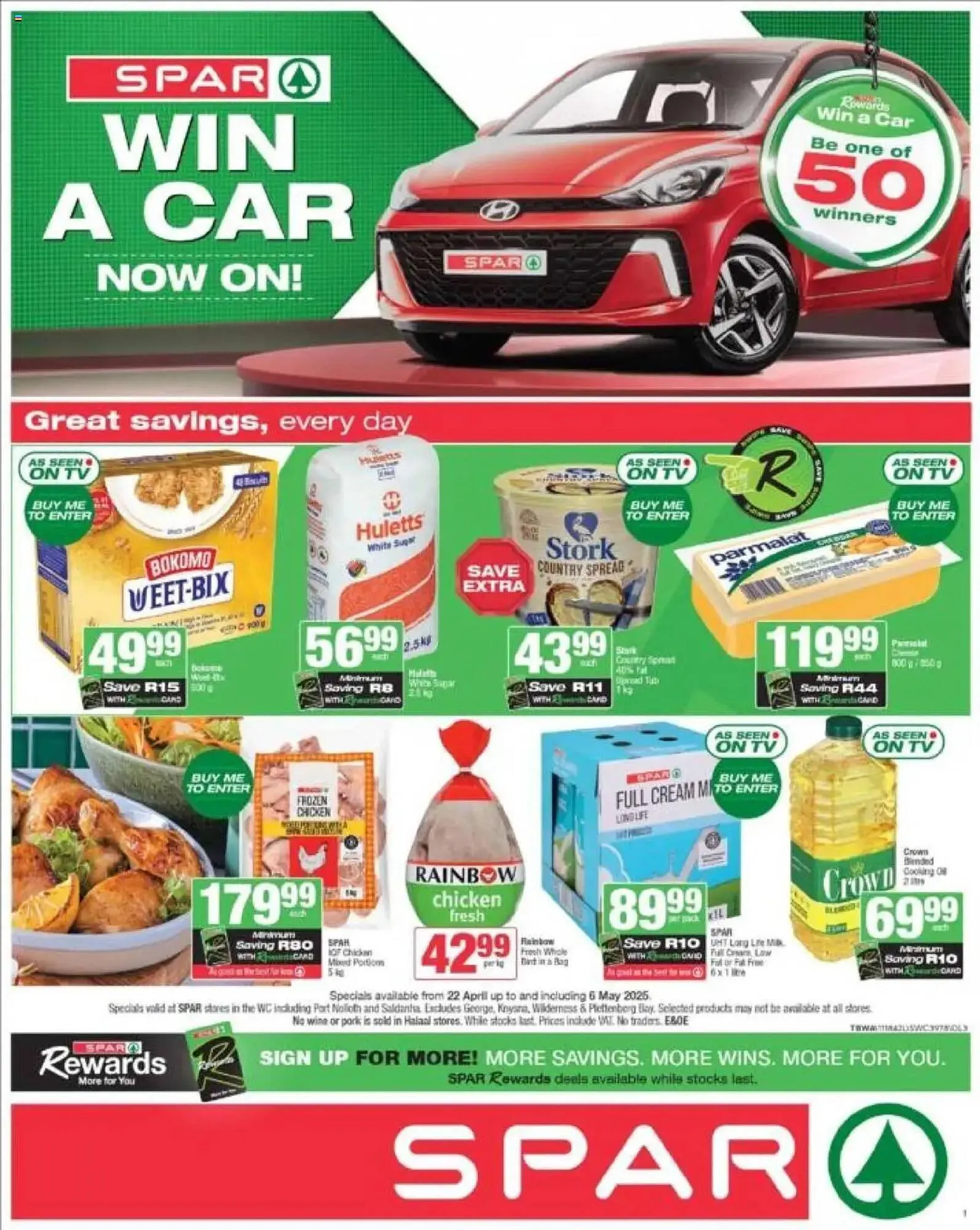Spar catalogue from 22 April to 6 May 2025 - Catalogue Page 1