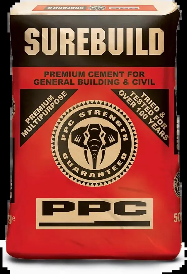 Purchase the PPC Surebuild Cement 42.5N 50kg for sale online or in-store. Shop our wide range of Building Materials from Buco today!