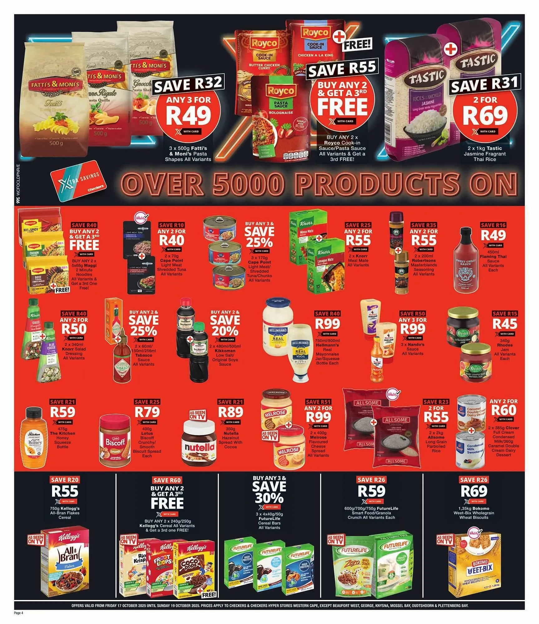Checkers catalogue from 17 October to 19 October 2025 - Catalogue Page 4