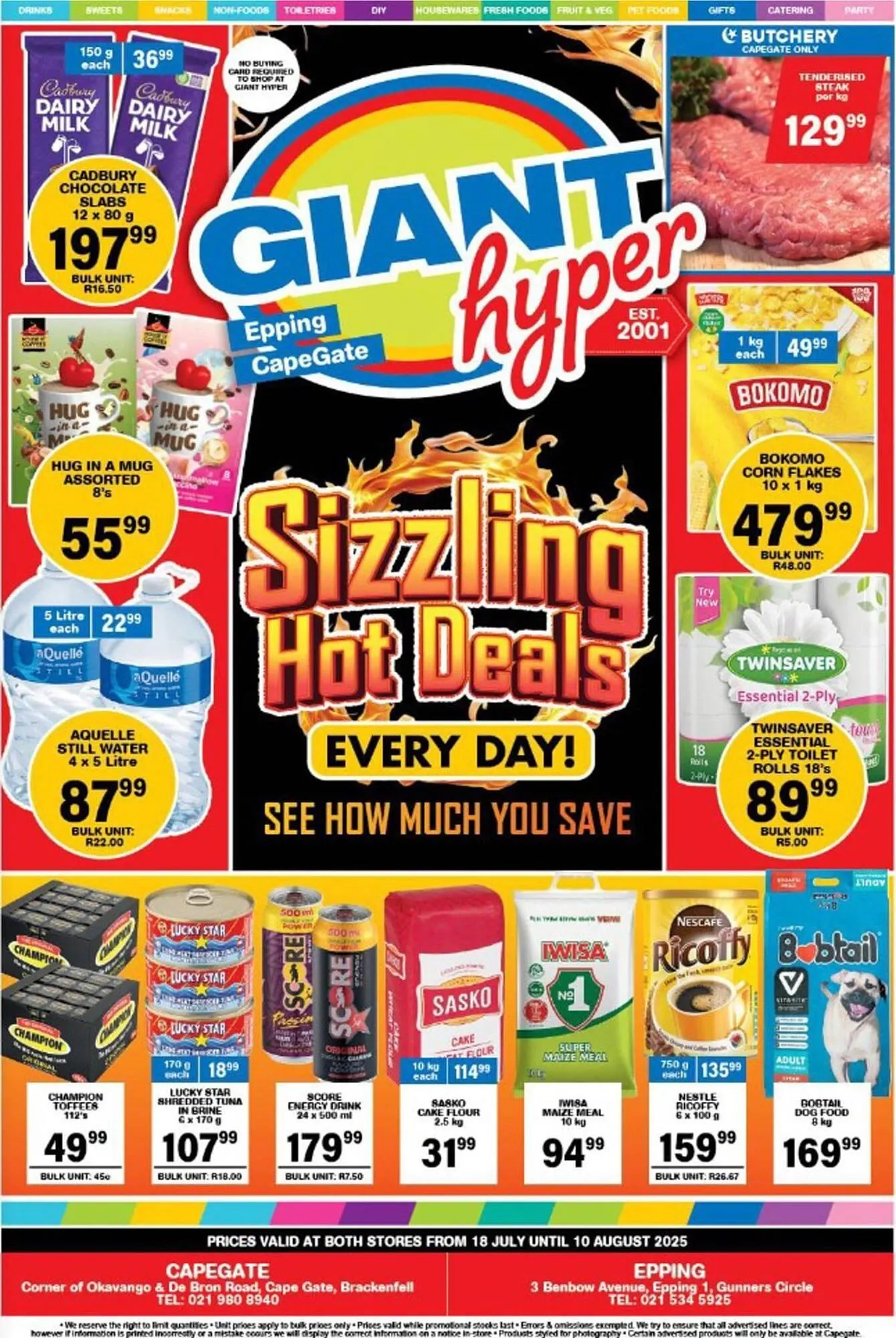 Giant Hyper catalogue from 18 July to 10 August 2025 - Catalogue Page 1