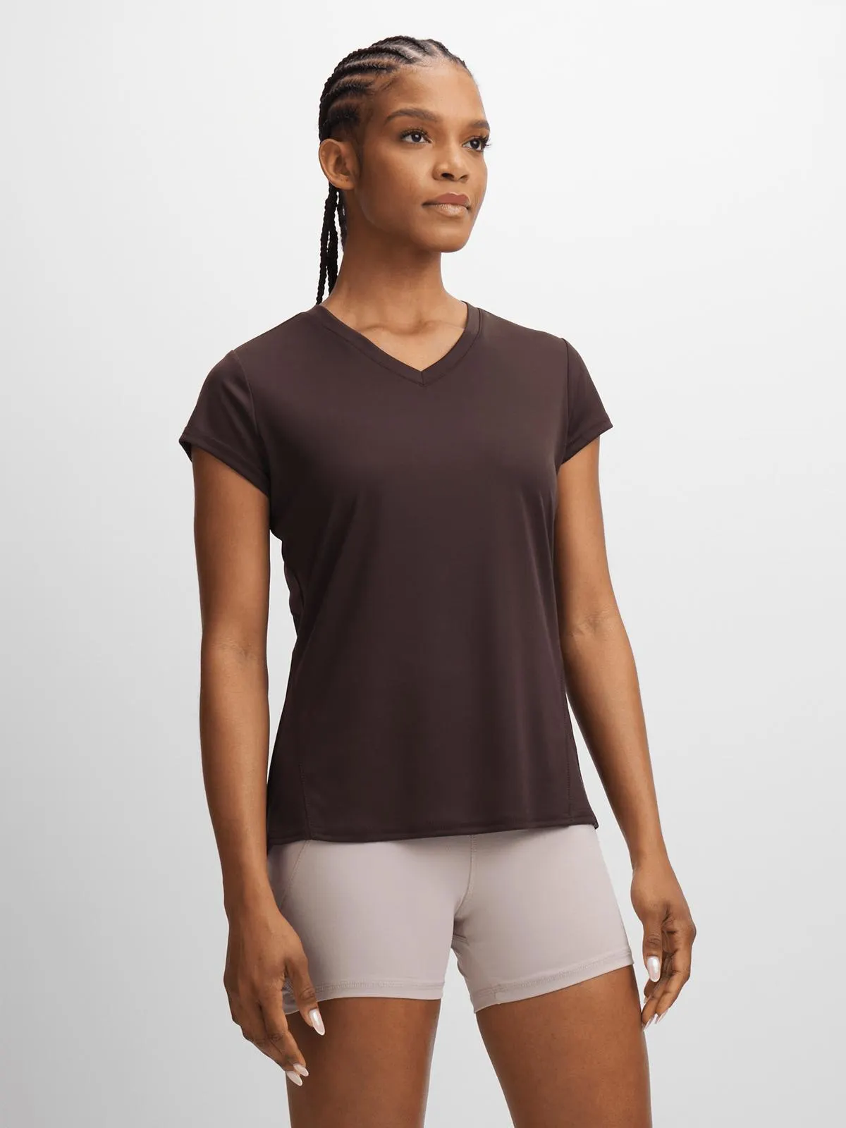 TS Womens Dri-Tech® Performance Chocolate Tee